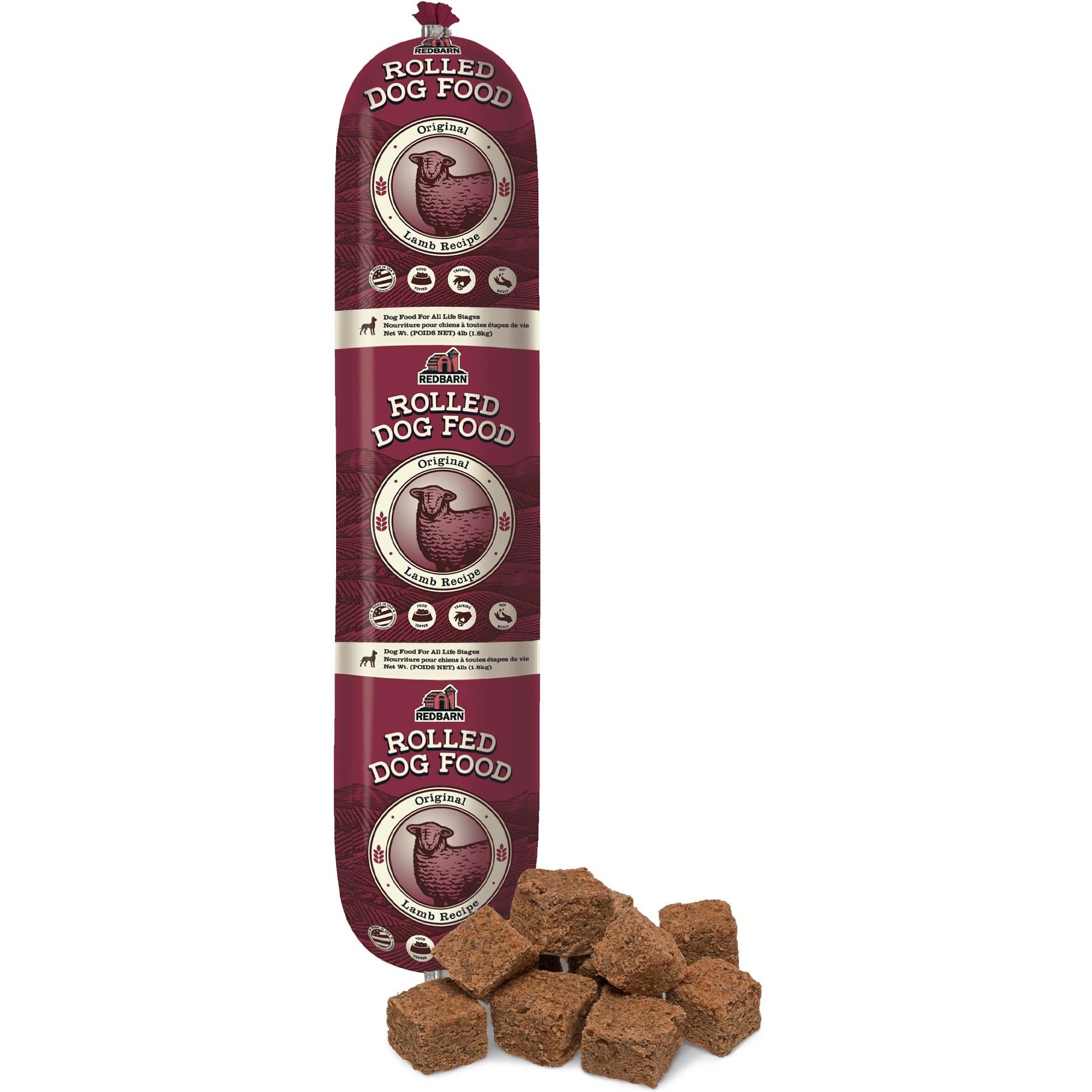 Redbarn Naturals Lamb Recipe Dog Food Roll
