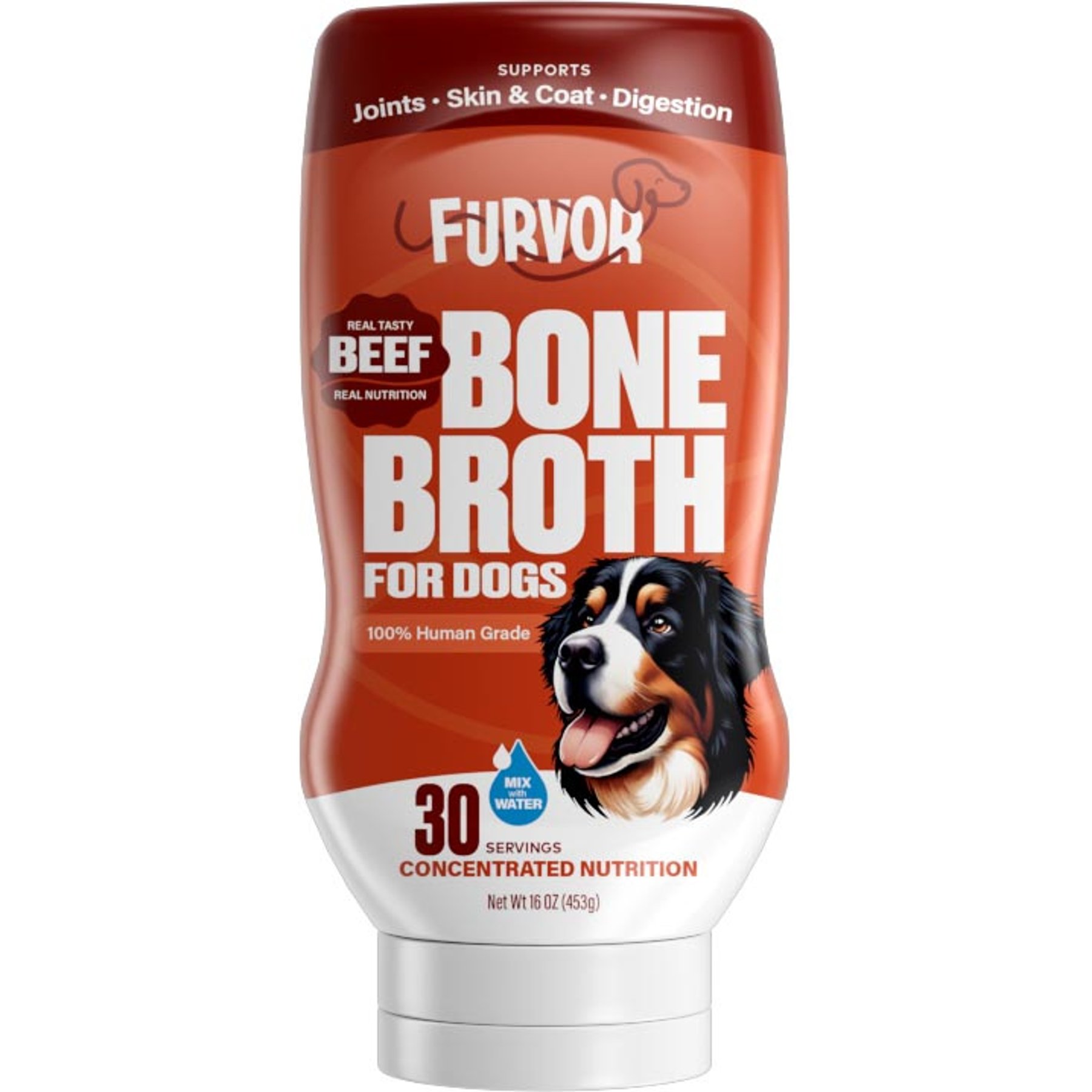 Furvor Beef Bone Broth Dog Food Topper