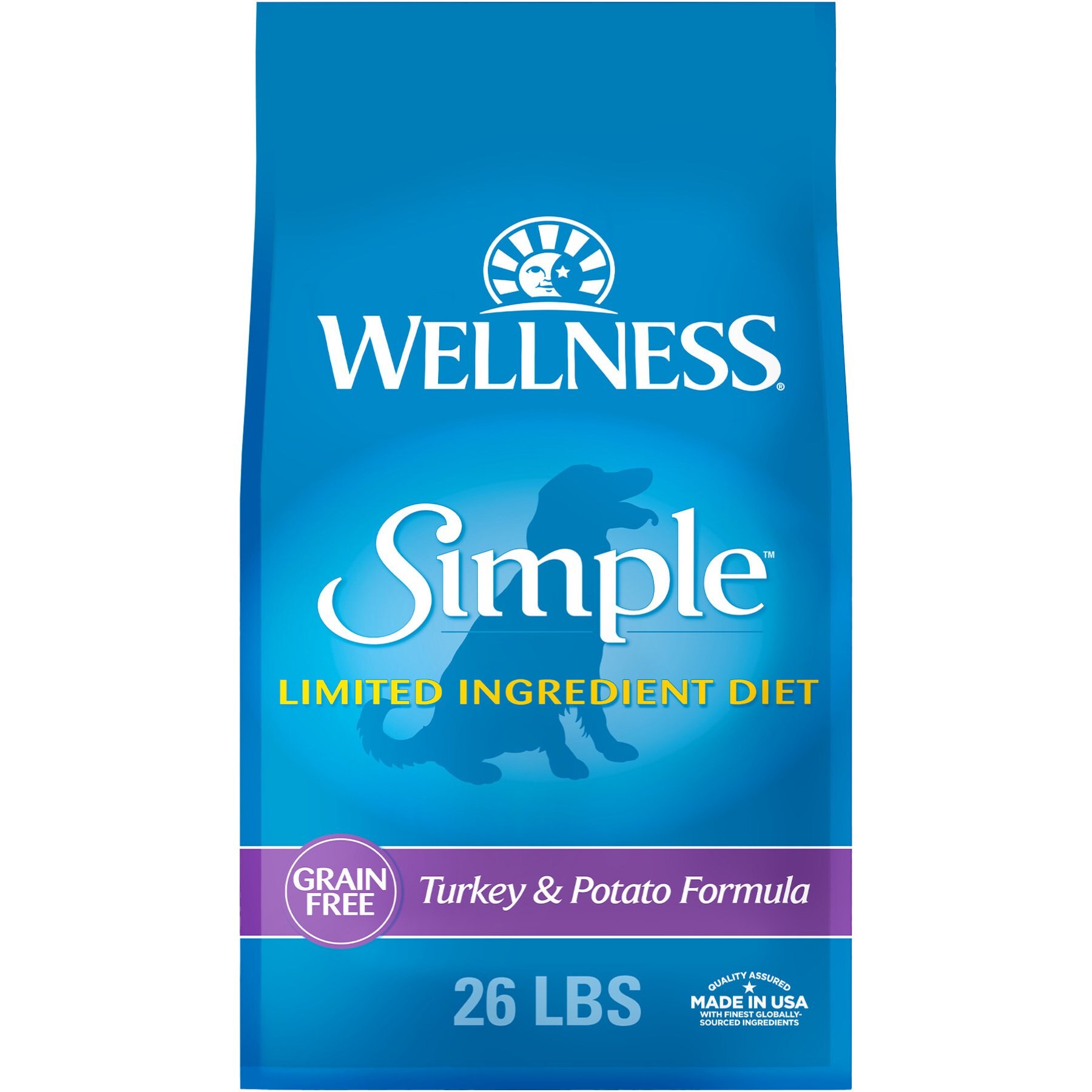Wellness Simple Limited Ingredient Diet Grain-Free Turkey & Potato Formula Natural Dry Dog Food