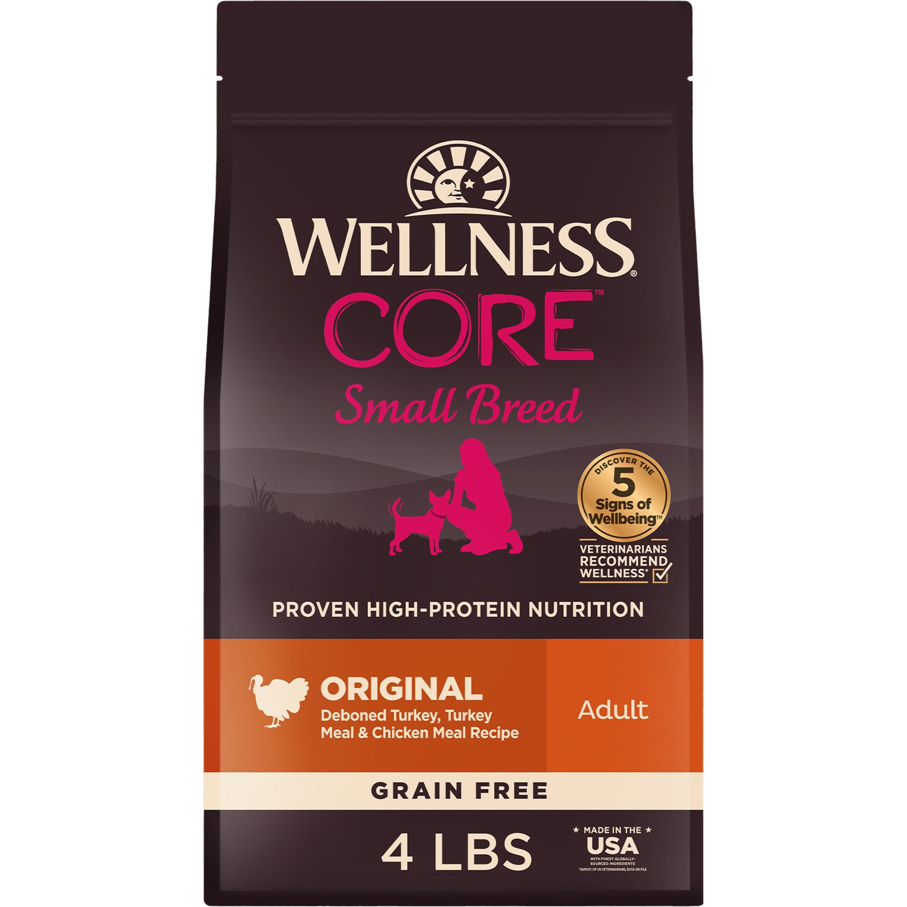 Wellness CORE Grain-Free Small Breed Turkey & Chicken Recipe Dry Dog Food