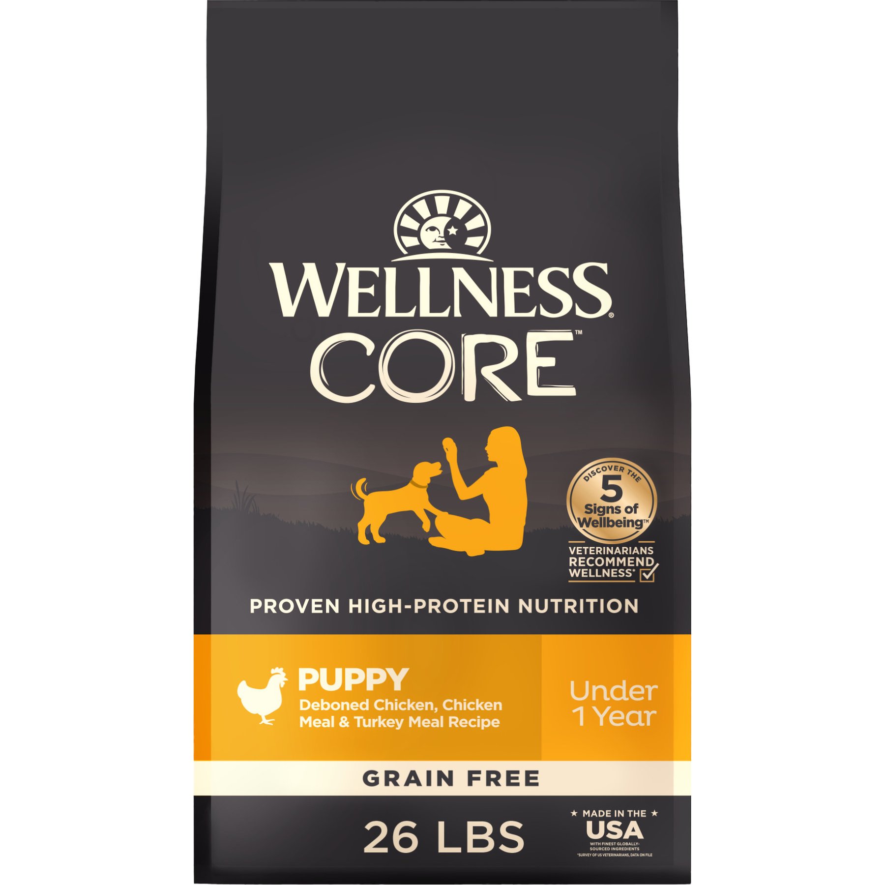 Wellness CORE Grain-Free Puppy Chicken & Turkey Recipe Dry Dog Food