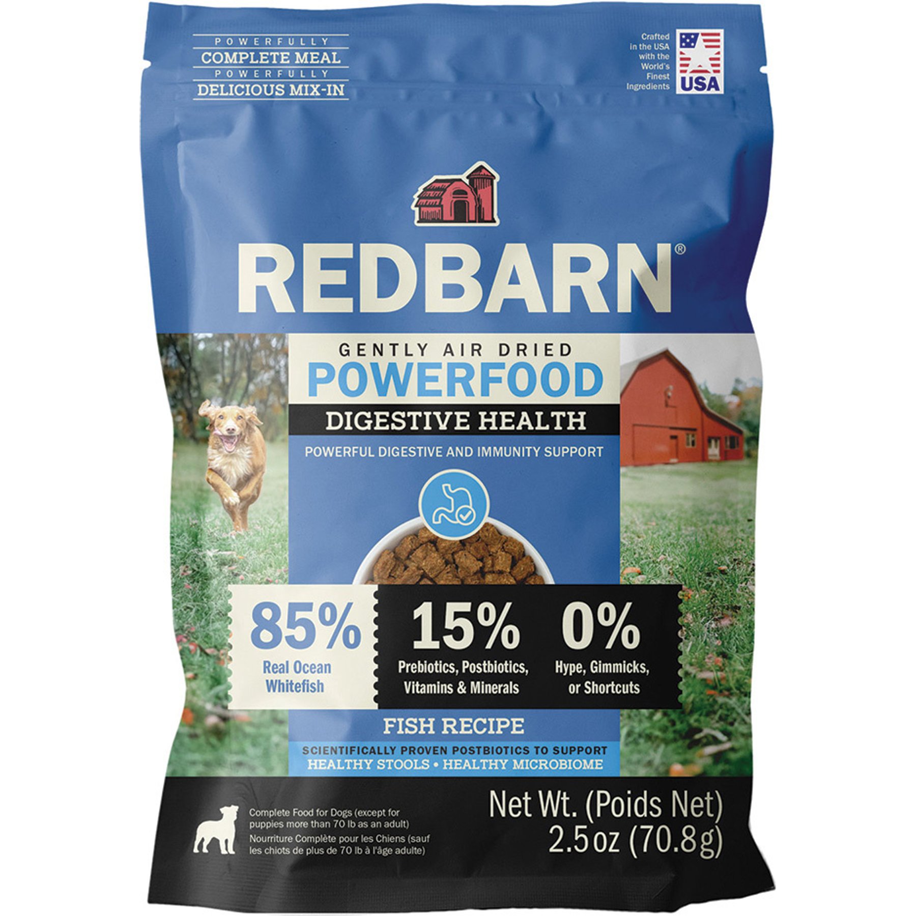 Redbarn Powerfood Digestive Health Fish Gently Air Dried Dog Food
