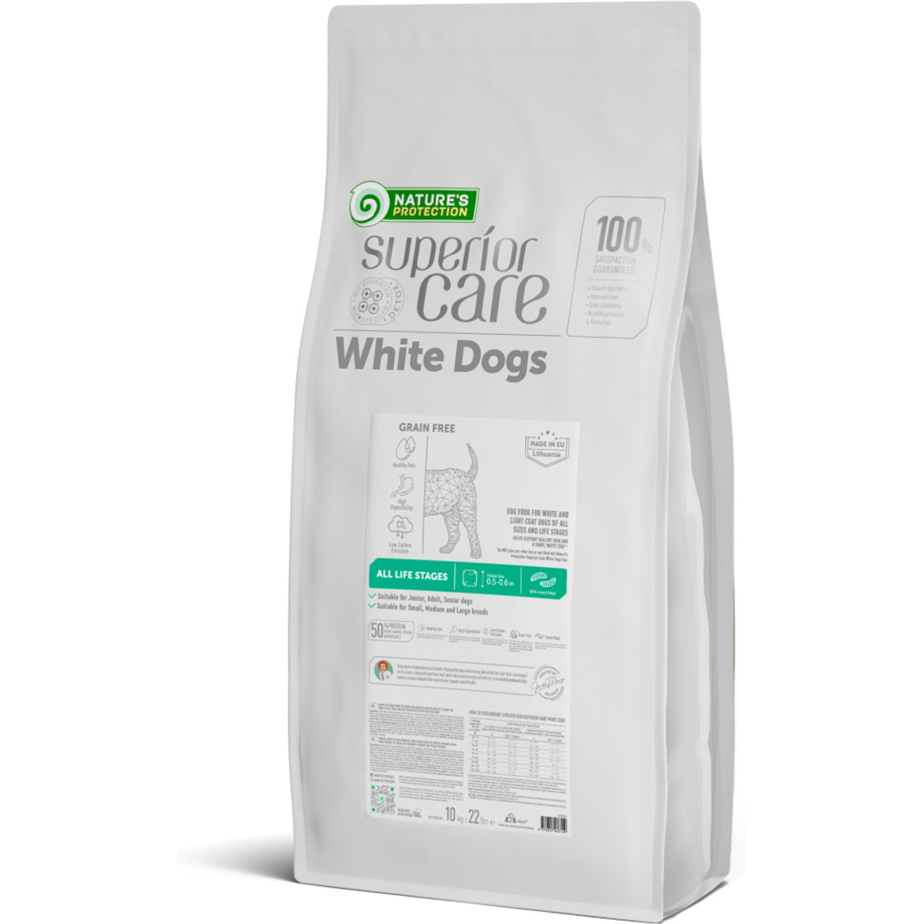 Nature's Protection Superior Care All Life Stages & Breeds Grain-Free Insect Protein Dry Dog Food