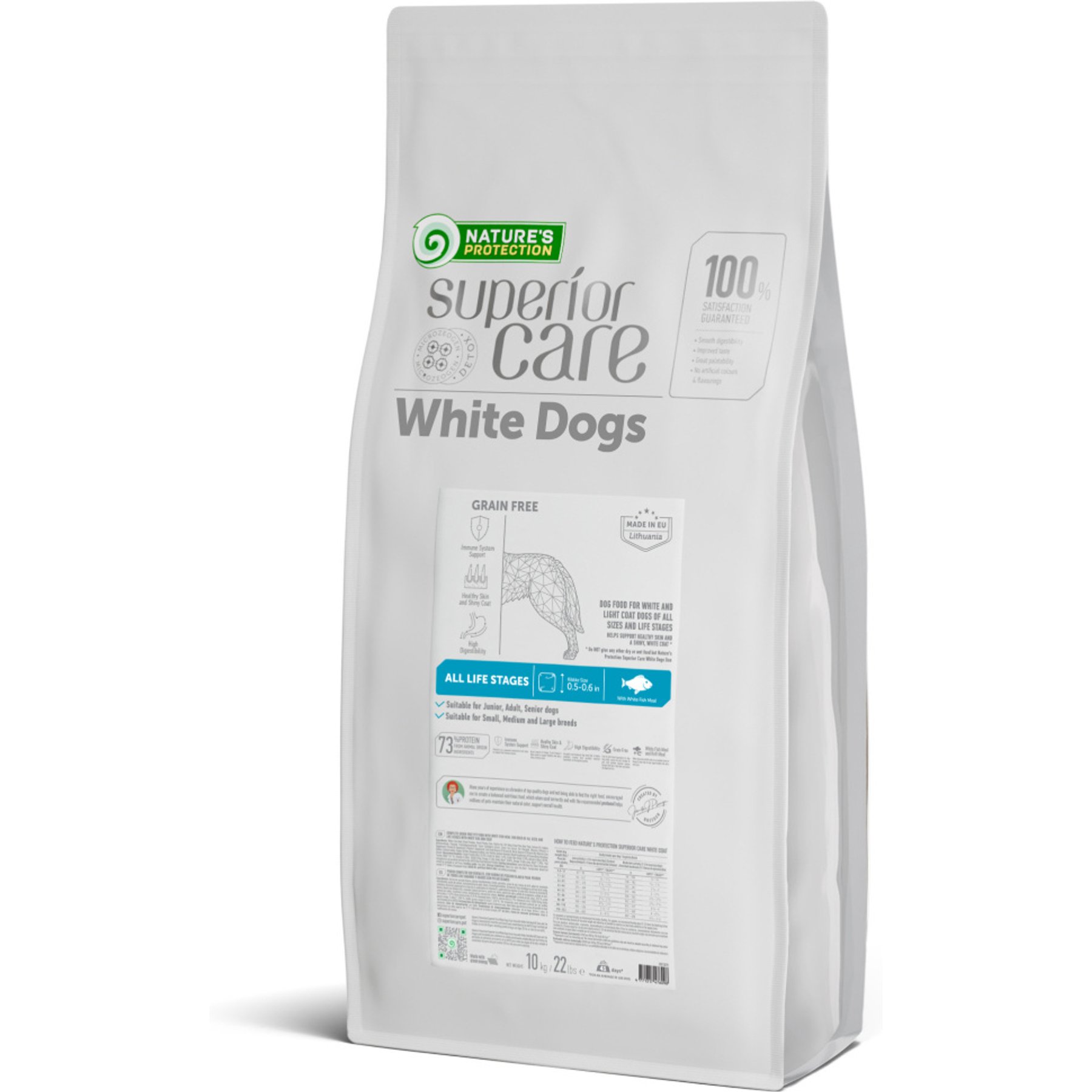 Nature's Protection Superior Care Grain-Free White Fish Dry Dog Food