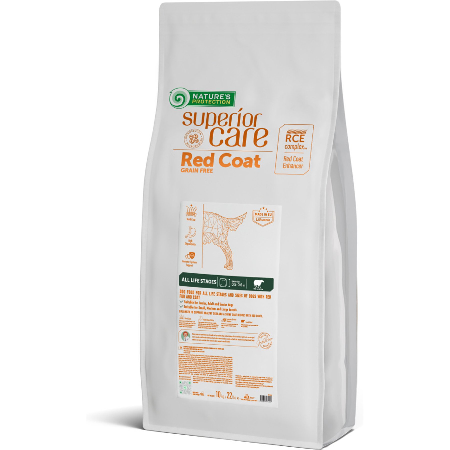 Nature's Protection Superior Care All Life Stages & Breeds Grain-Free Lamb Dry Dog Food