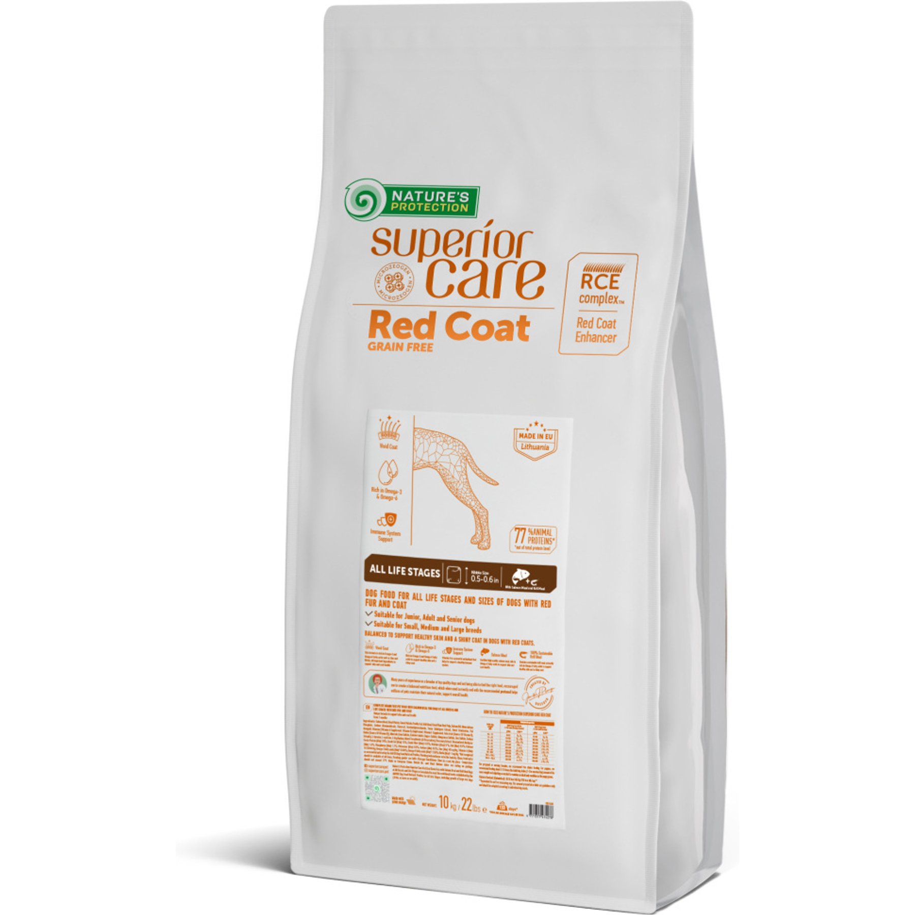 Nature's Protection Superior Care All Life Stages & Breeds Grain-Free Salmon & Krill Dry Dog Food