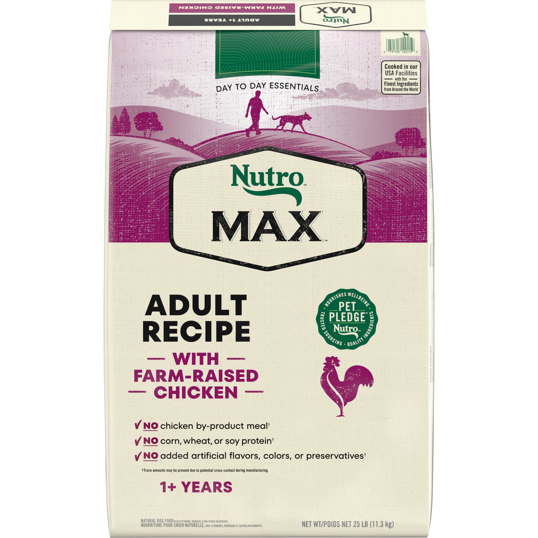 Nutro Max Adult Farm-Raised Chicken Recipe Natural Dry Dog Food
