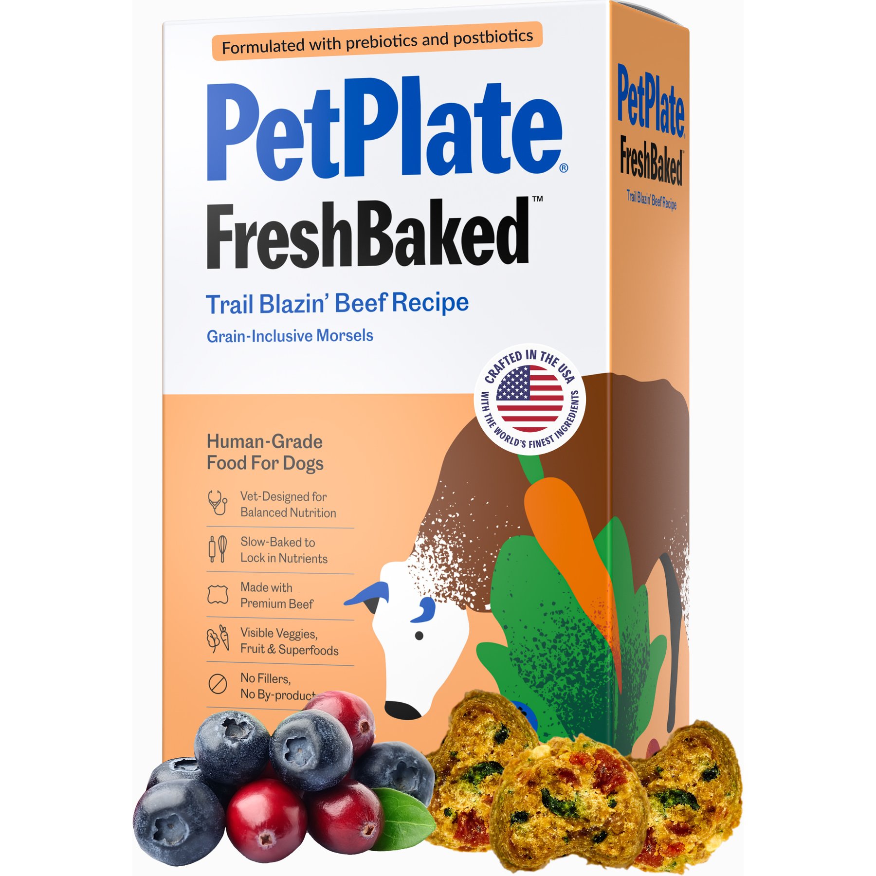PetPlate FreshBaked Beef Gently Baked & Air-Dried Human-Grade Dog Food