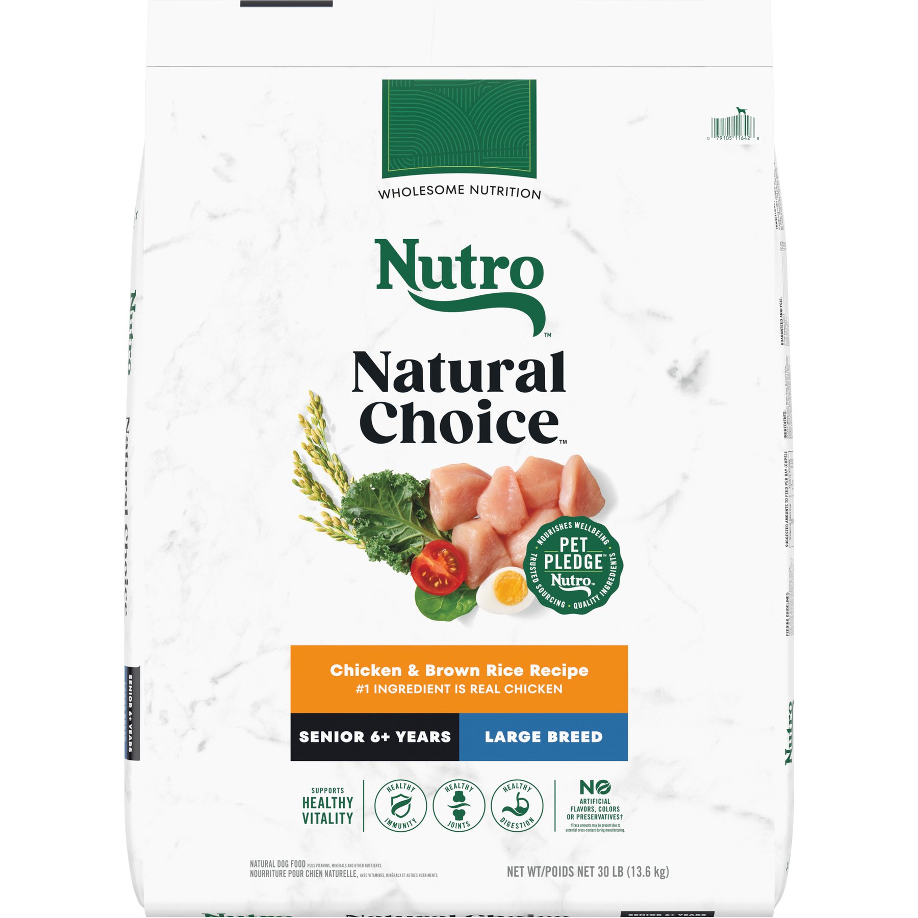 Nutro Natural Choice Senior Large Breed Chicken & Brown Rice Recipe Dry Dog Food