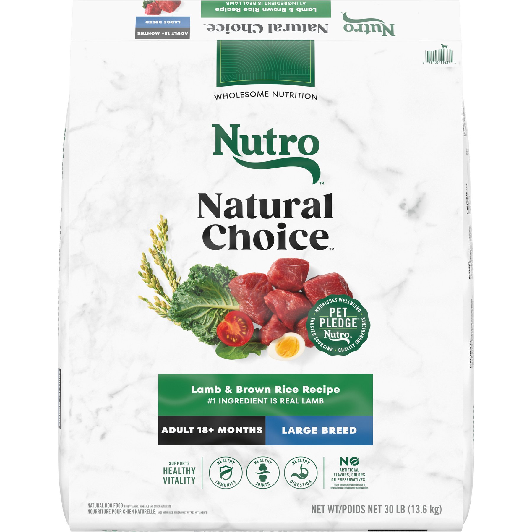 Nutro Natural Choice Adult Large Breed Lamb & Brown Rice Recipe Dry Dog Food