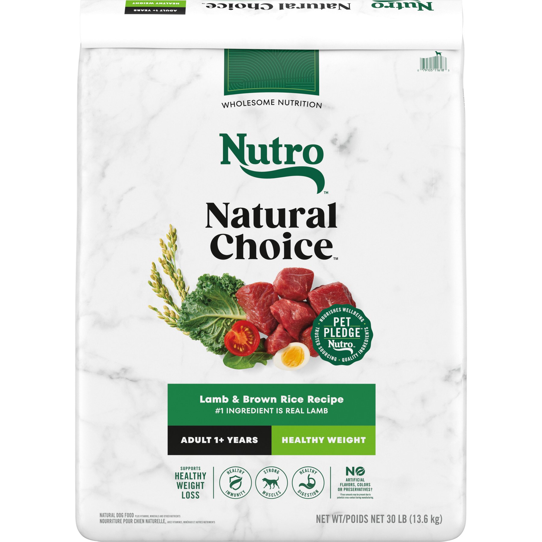 Nutro Natural Choice Adult Healthy Weight Lamb & Brown Rice Recipe Dry Dog Food