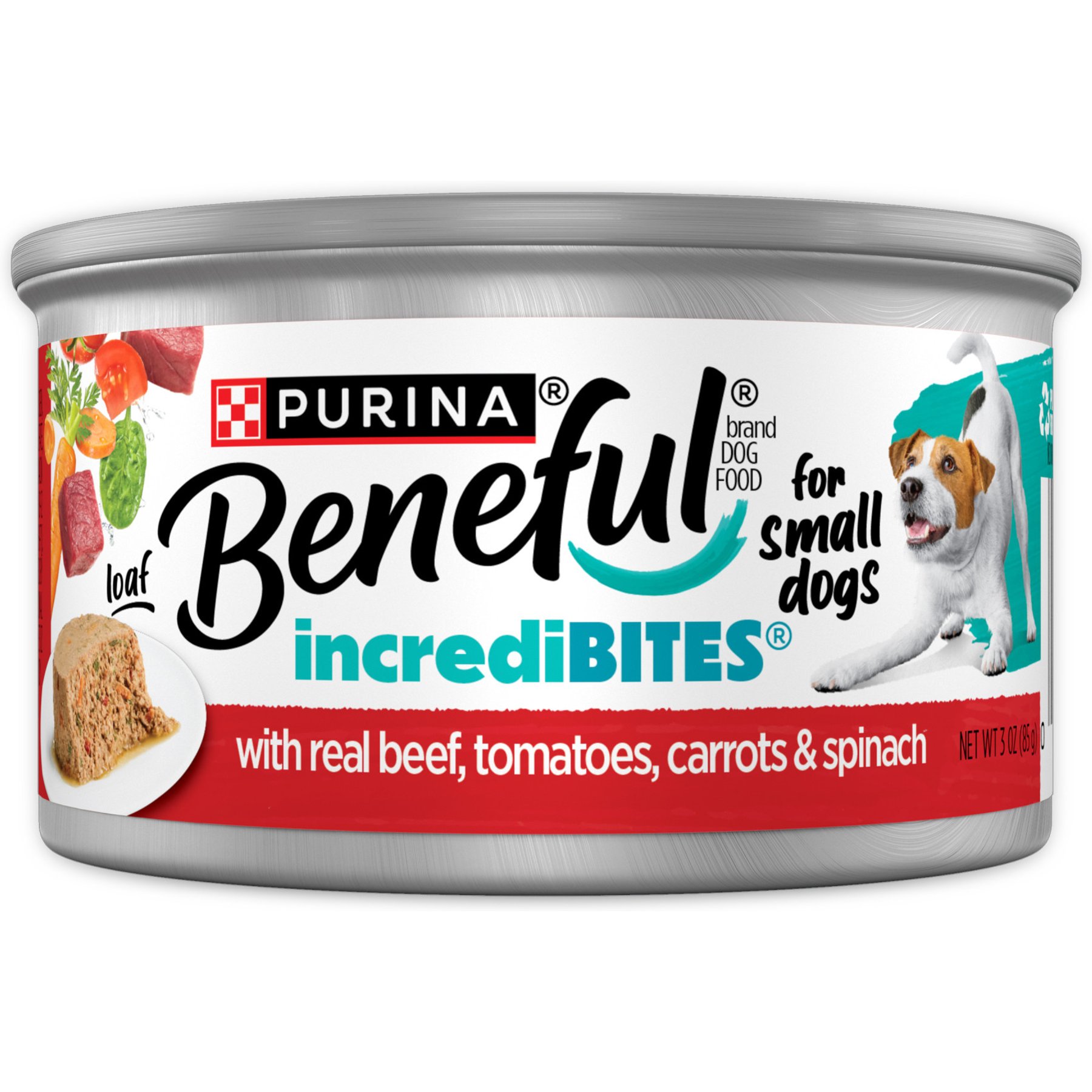 Purina Beneful Incredibites with Real Beef Recipe Pate Small Breed Wet Dog Food