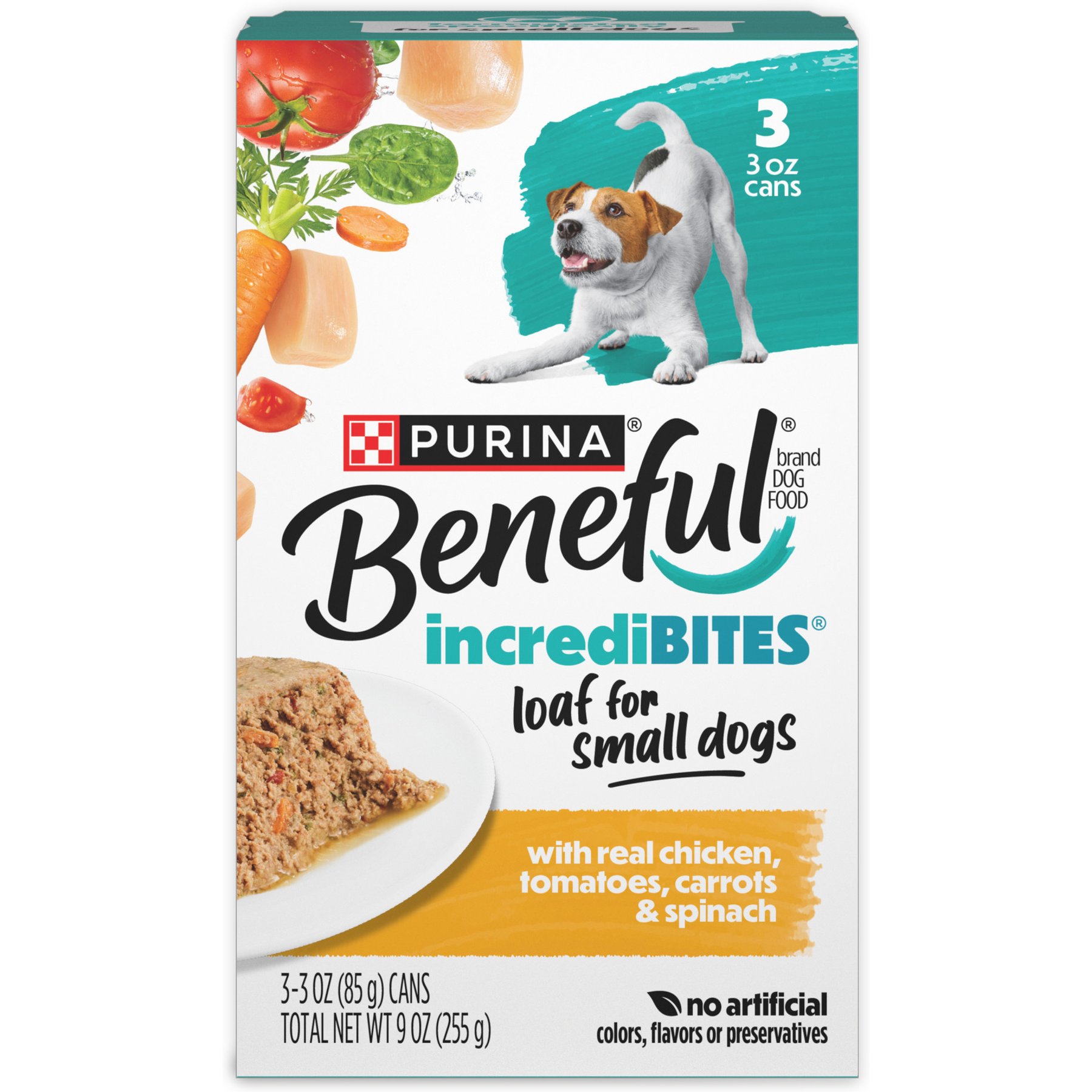 Purina Beneful IncrediBites Pate with Real Chicken Recipe Small Breed Wet Dog Food