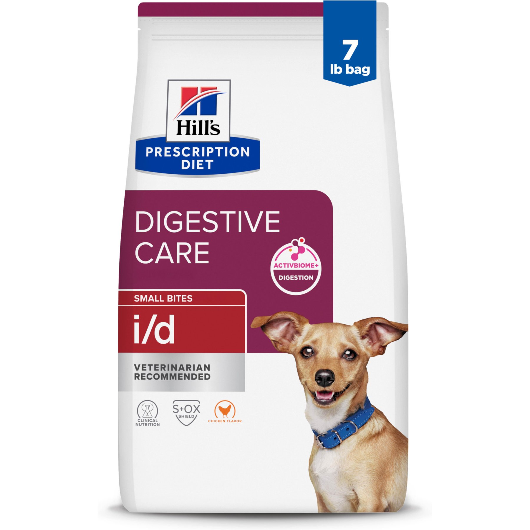 Hill's Prescription Diet i/d Digestive Care Small Bites Chicken Flavor Dry Adult & Puppy Dog Food