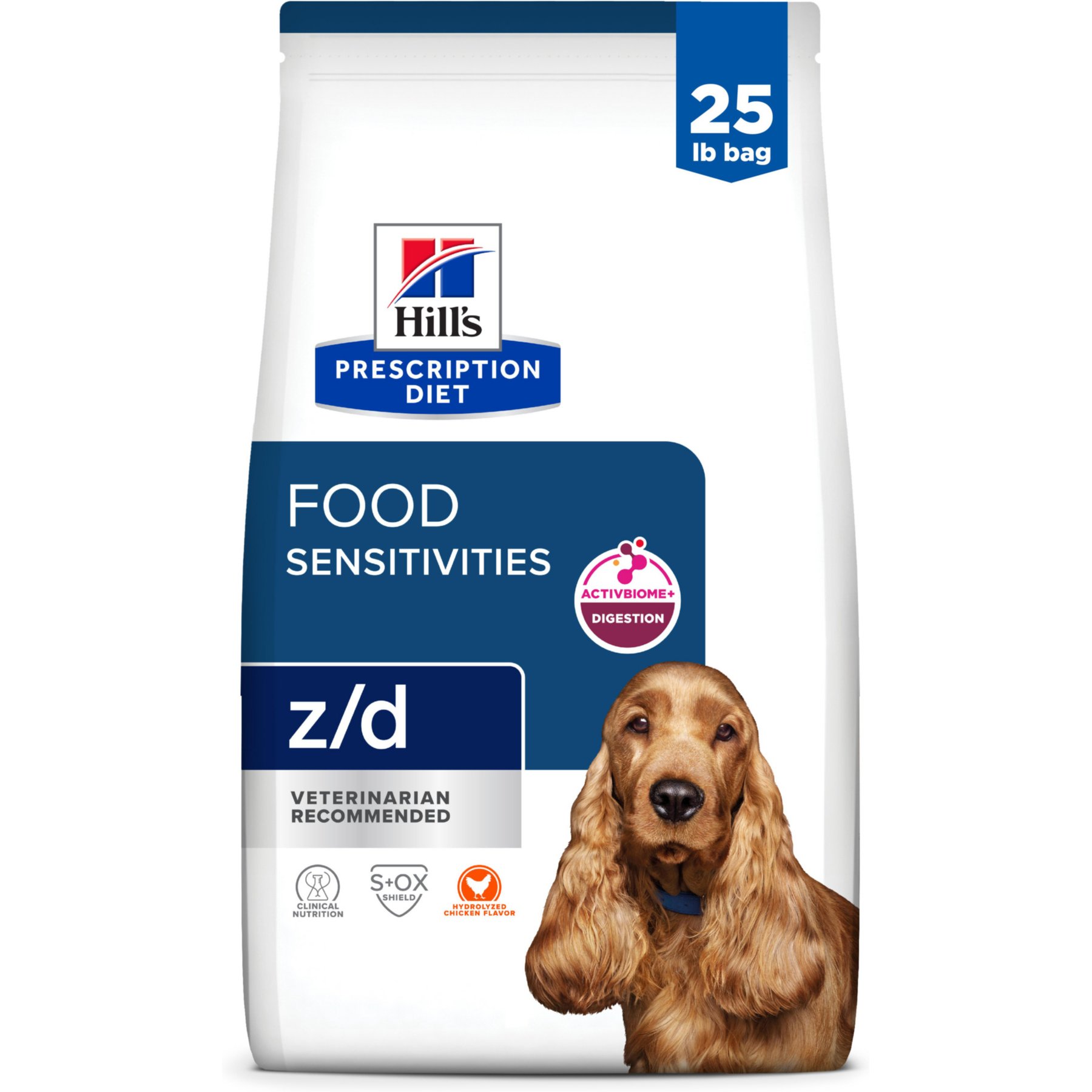 Hill's Prescription Diet z/d Skin & Food Sensitivities Hydrolyzed Chicken Flavor Dry Dog Food