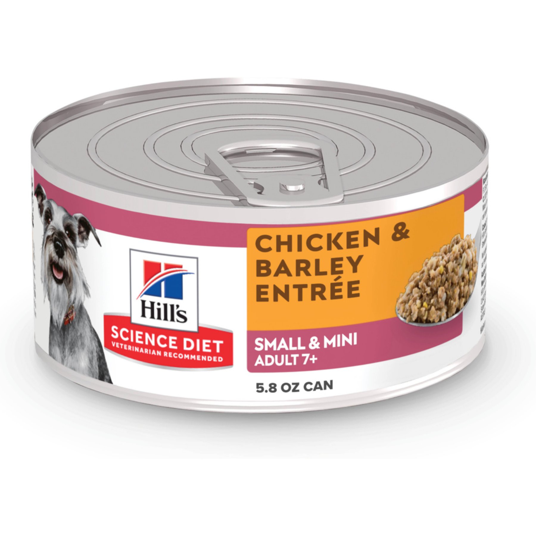 Hill's Science Diet Senior Adult 7+ Small Breed & Mini Breed Chicken & Barley Entree Wet Dog Food