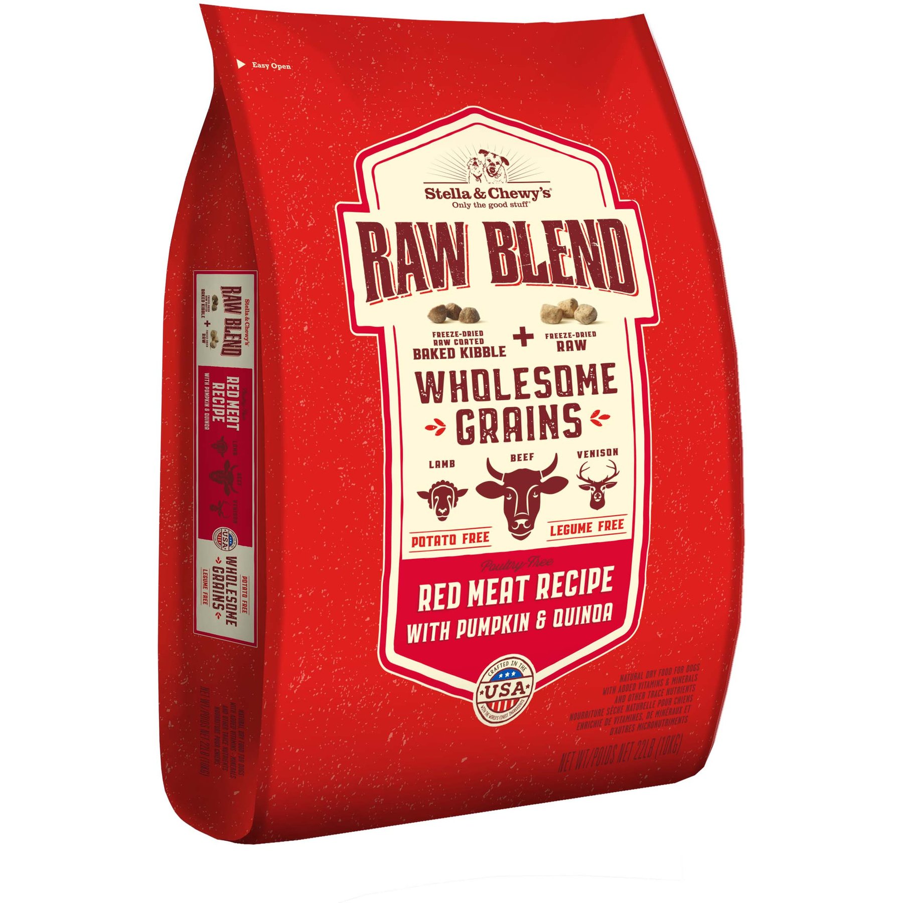 Stella & Chewy's Raw Blend Wholesome Grains Red Meat Recipe Dry Dog Food