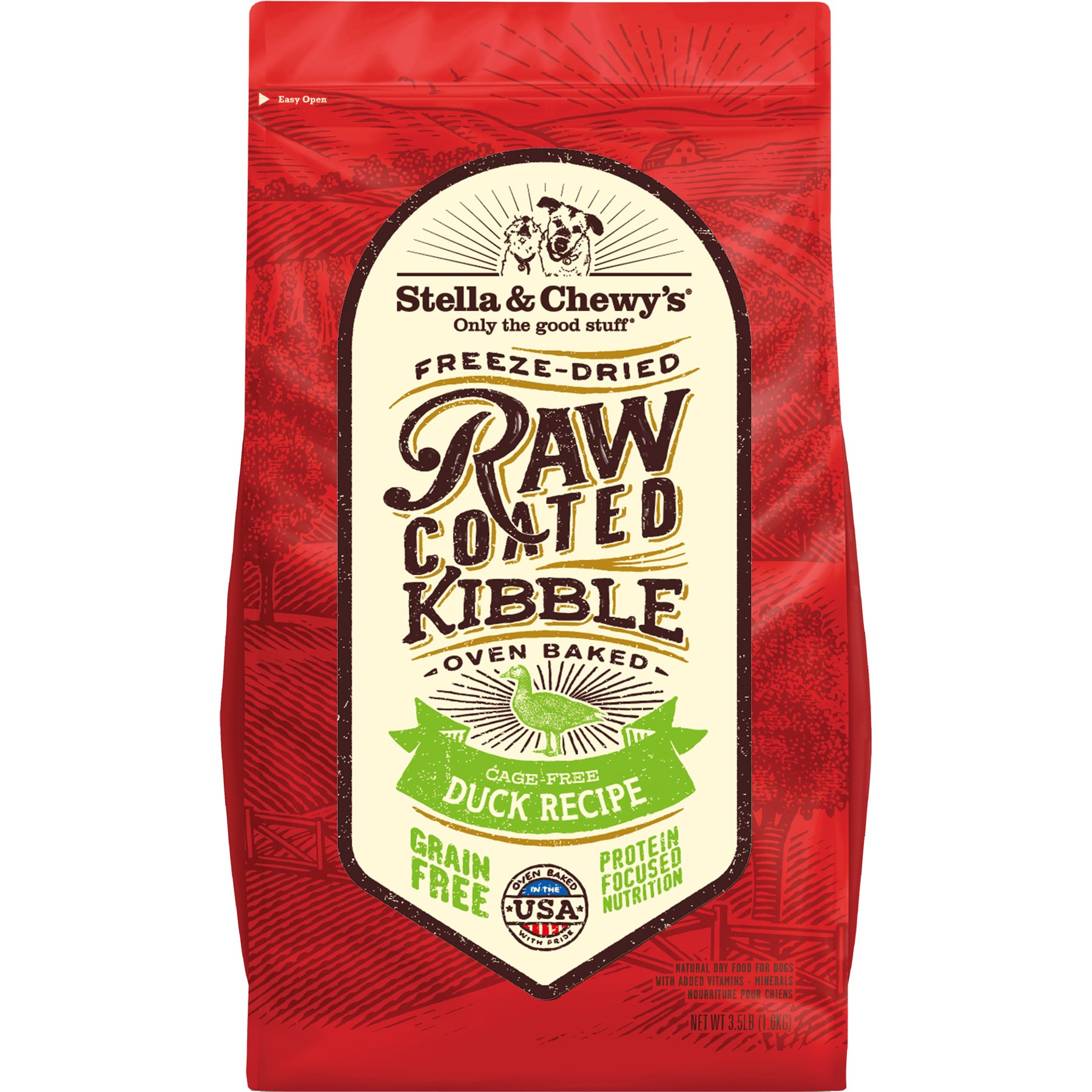 Stella & Chewy's Raw Coated Cage-Free Duck Recipe Grain-Free Dry Dog Food