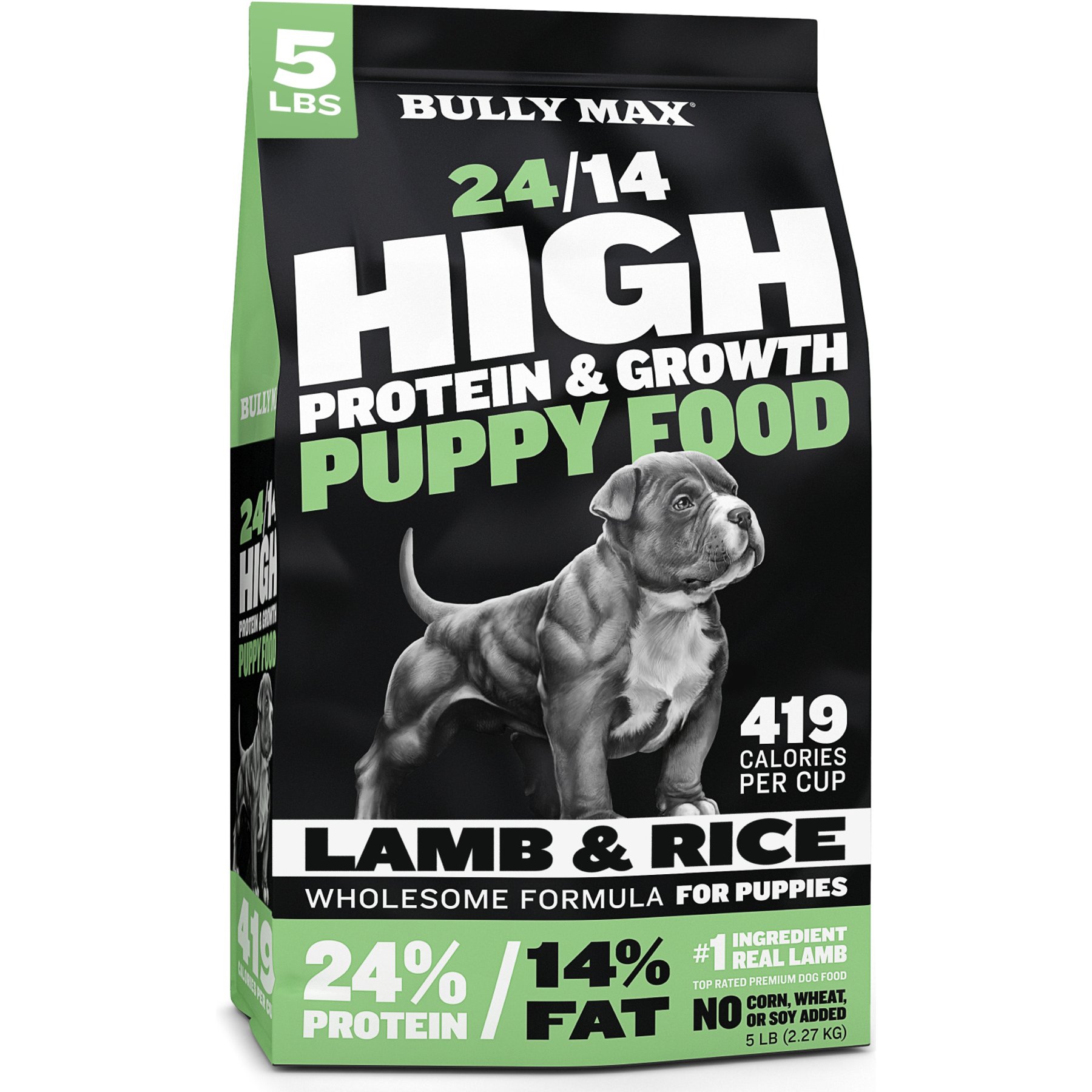 Bully Max 24/14 High-Protein & Growth Lamb Dry Puppy Food