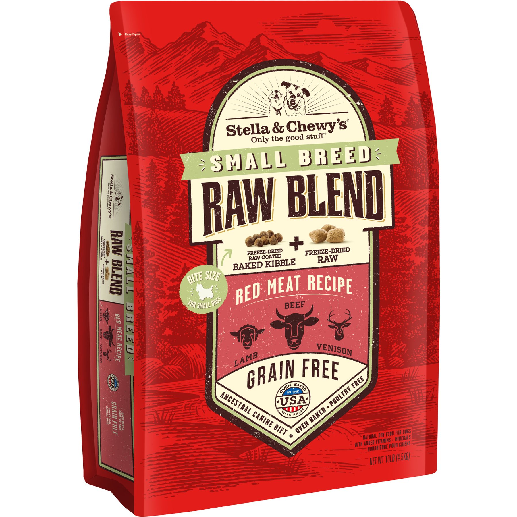 Stella & Chewy's Raw Blend Red Meat Recipe Small Breed Grain-Free Dry Dog Food