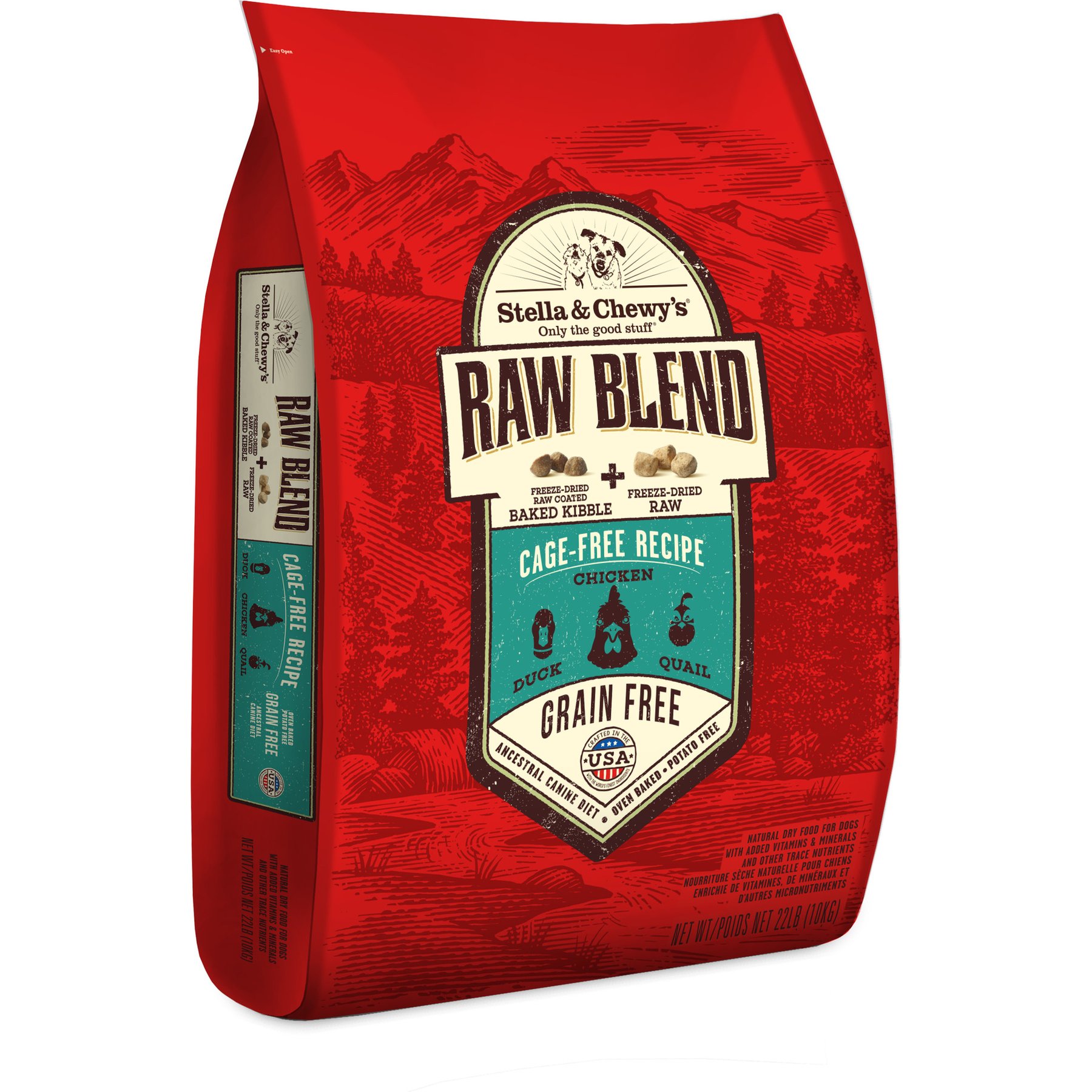 Stella & Chewy's Raw Blend Cage-Free Recipe Grain-Free Dry Dog Food