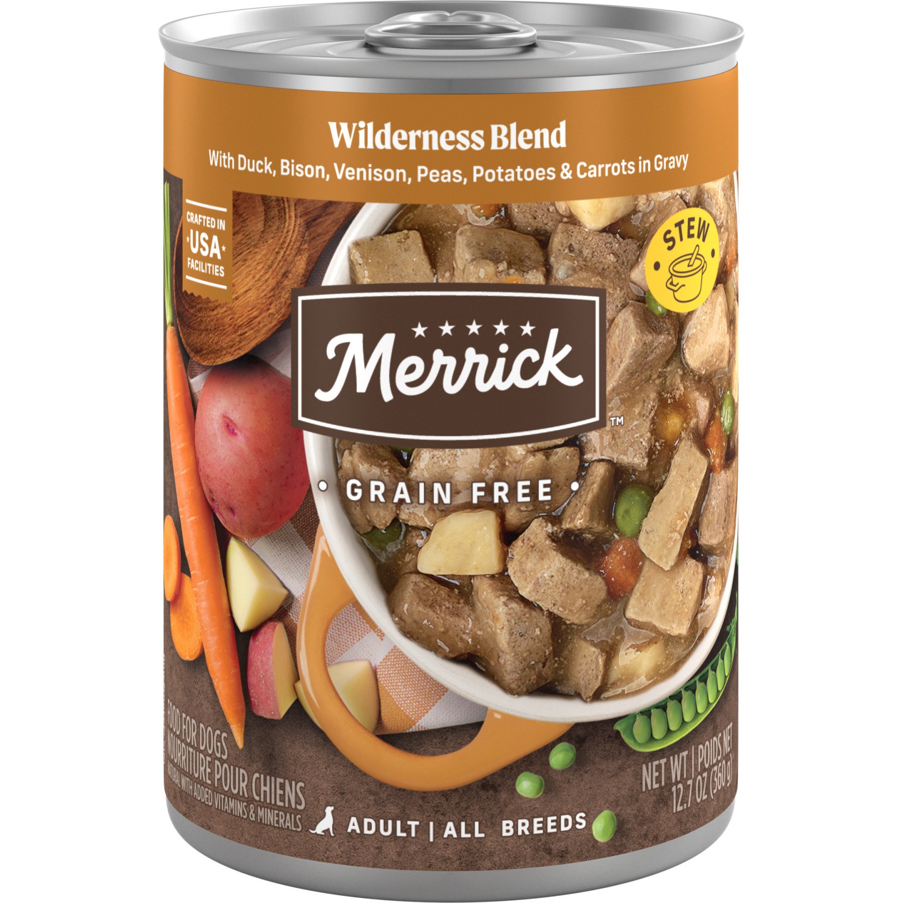 Merrick Grain-Free Wet Dog Food Wilderness Blend