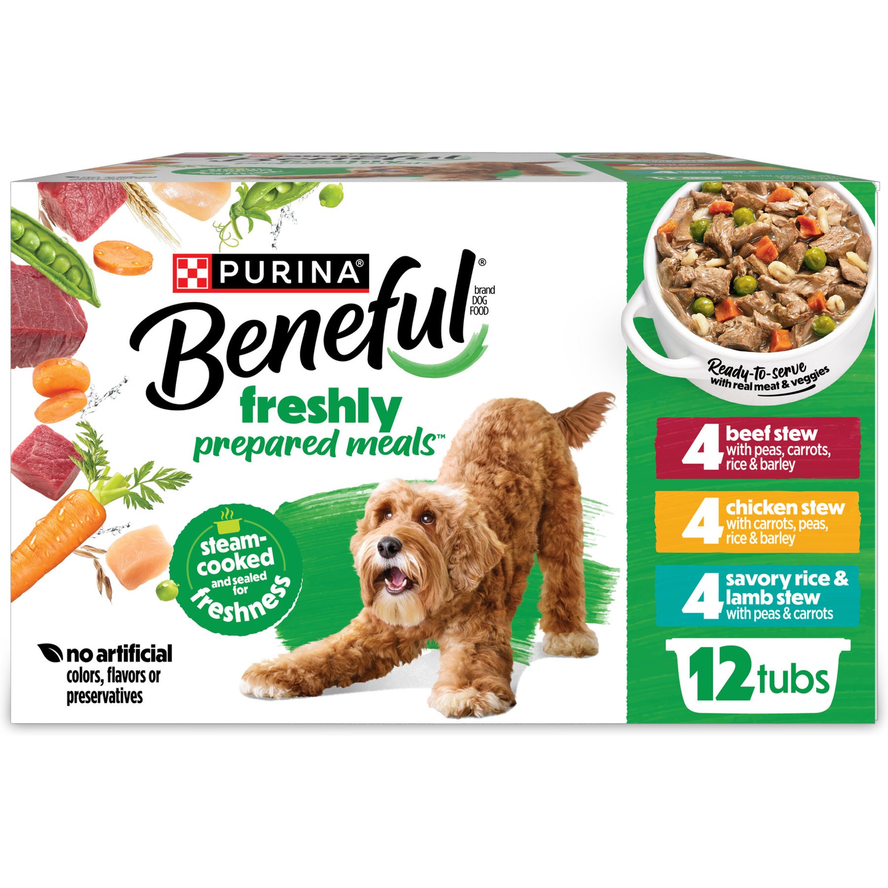 Purina Beneful Freshly Prepared Meals Variety Pack Wet Dog Food