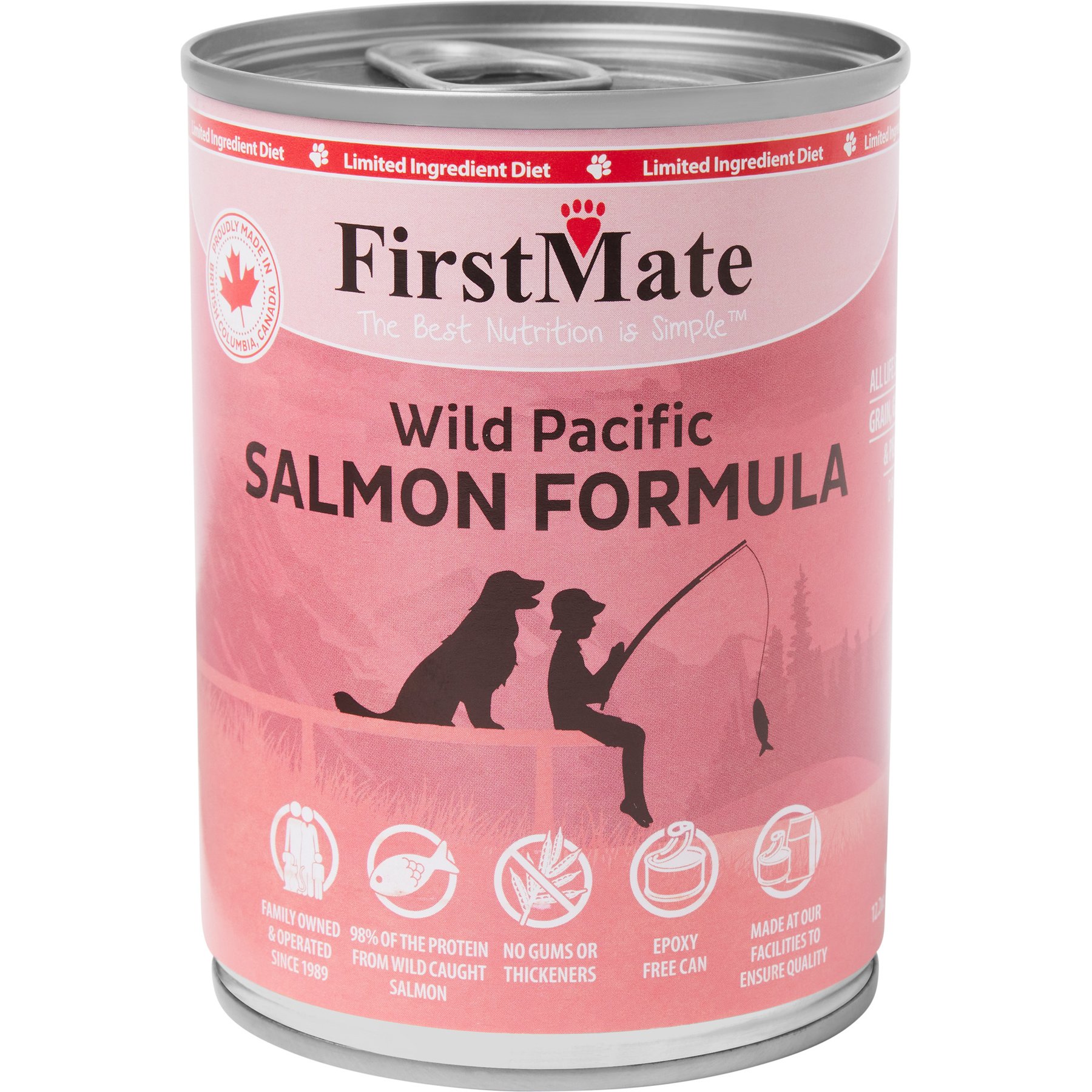 Firstmate Salmon Formula Limited Ingredient Grain-Free Canned Dog Food