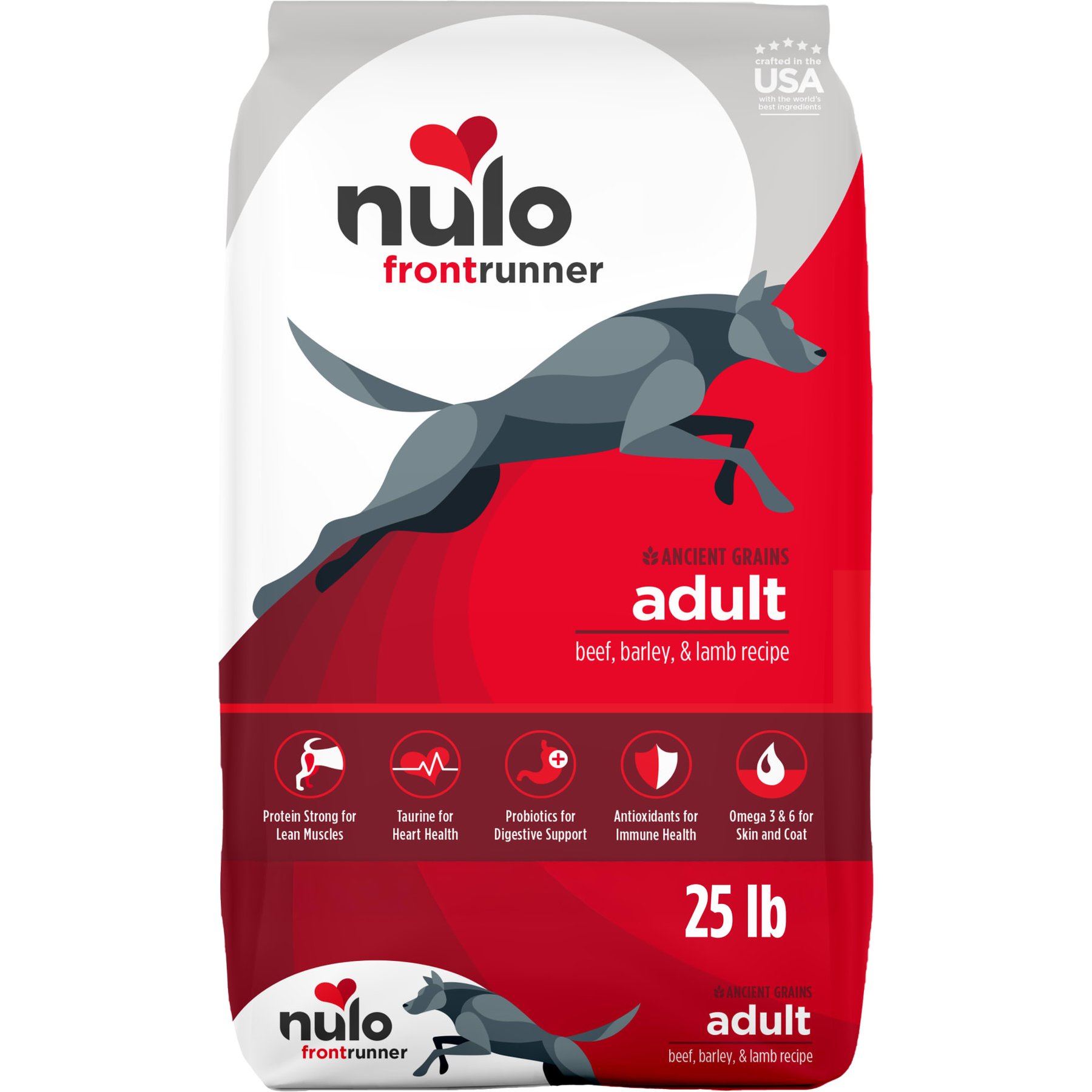 Nulo Frontrunner Ancient Grains Beef, Barley, & Lamb Recipe High-Protein Adult Dry Dog Food