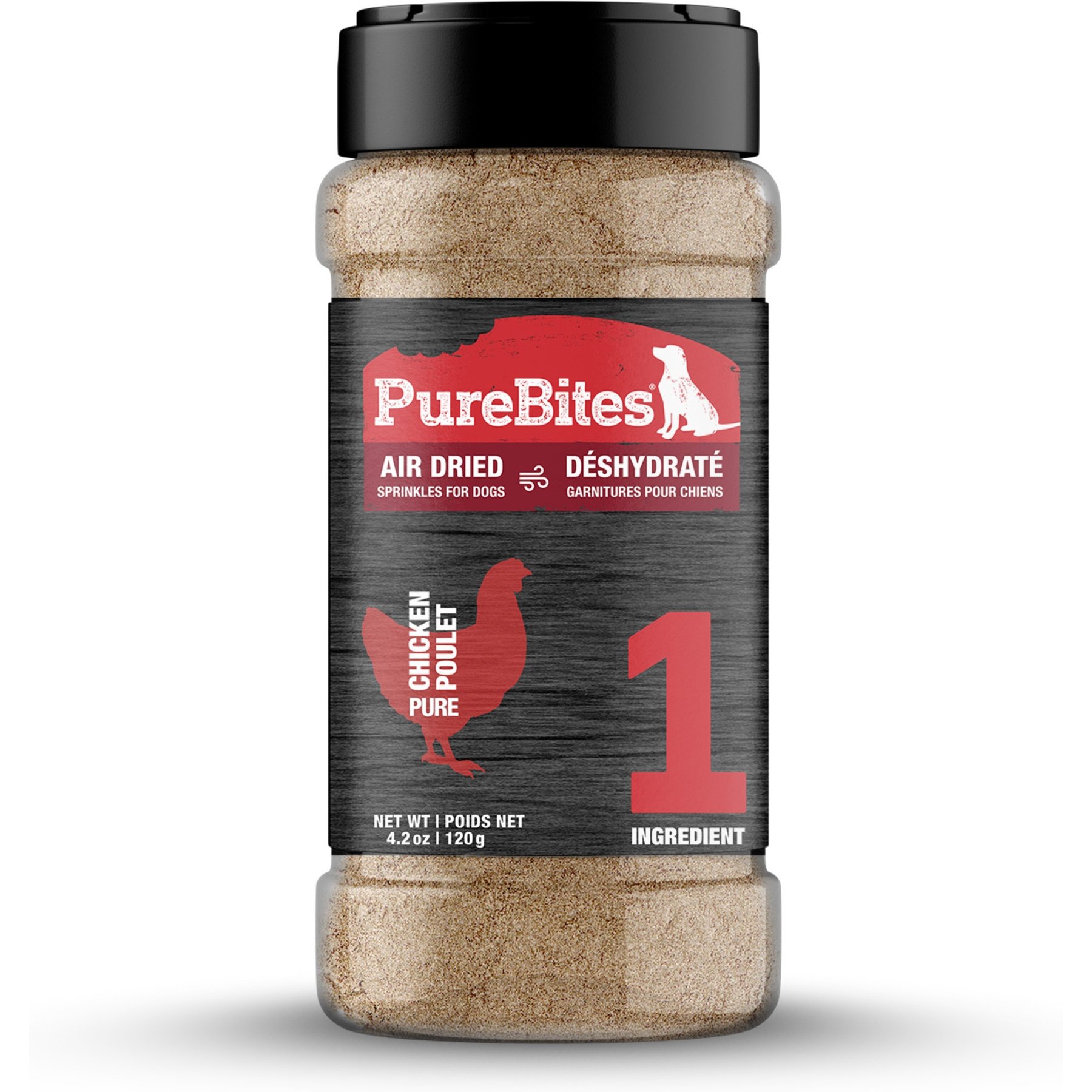 PureBites Air Dried Chicken Sprinkles Dog Food Topping
