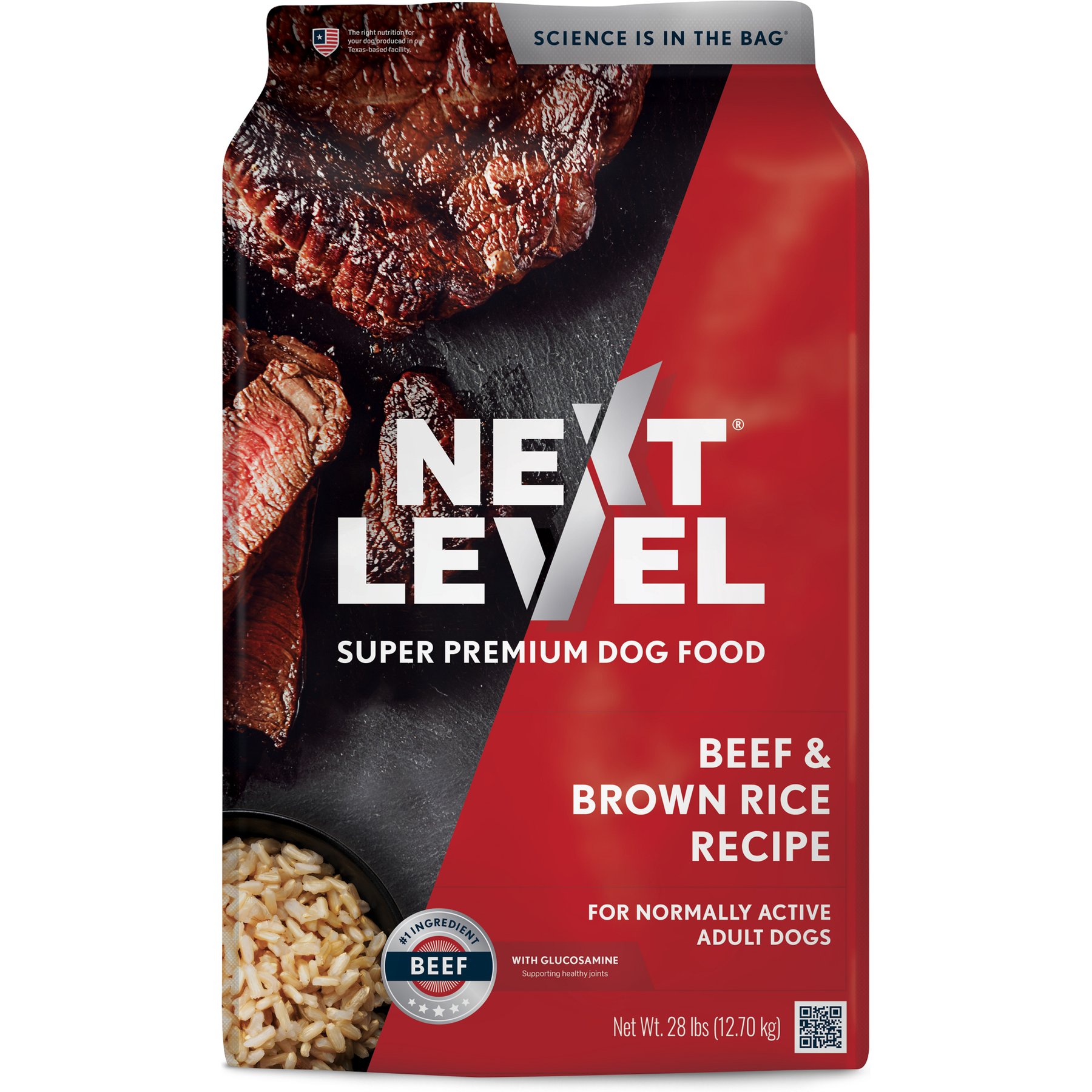 Next Level Super Premium Pet Food Beef & Brown Rice Recipe Dry Dog Food