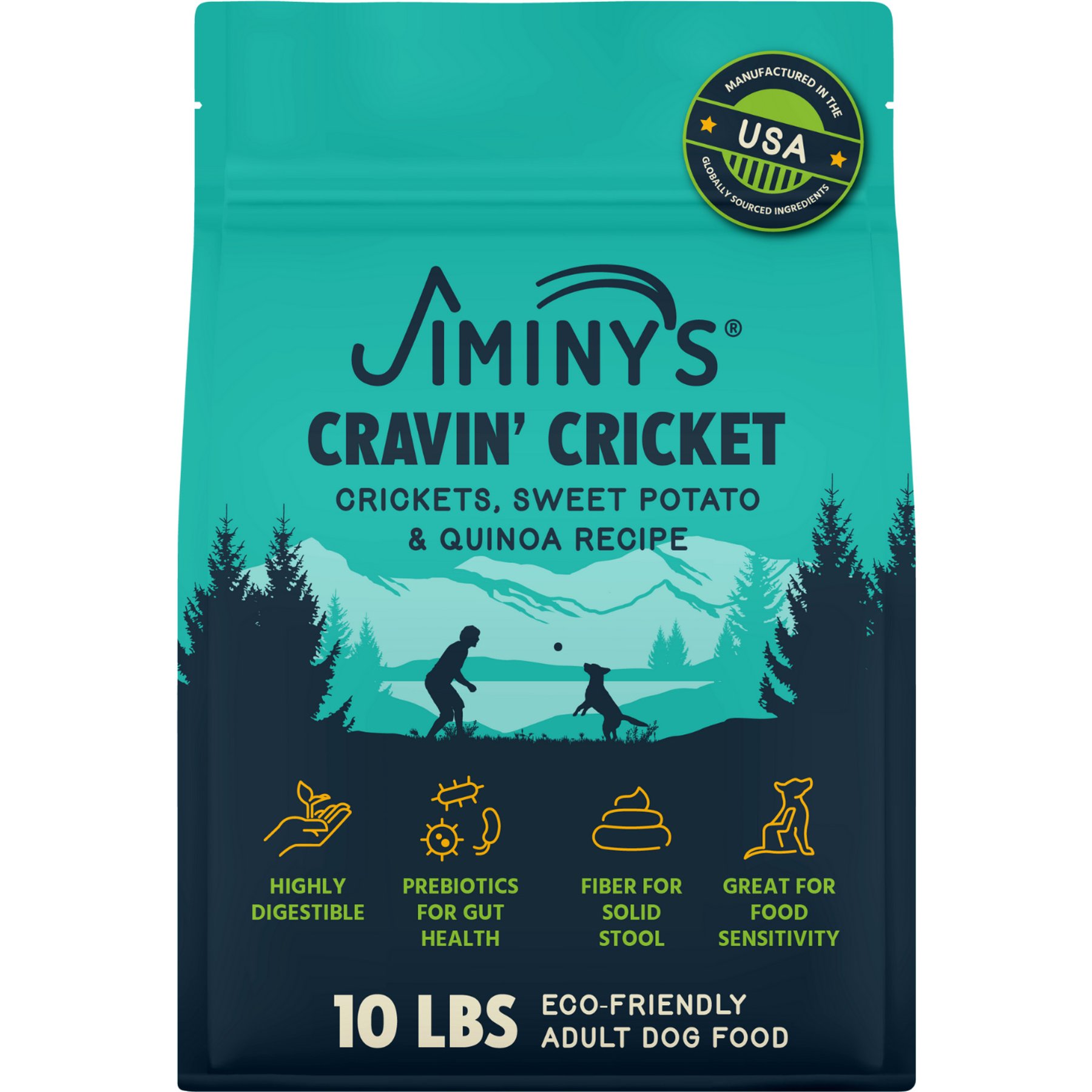 Jiminy's Cravin' Cricket Sensitive Stomach Dry Dog Food