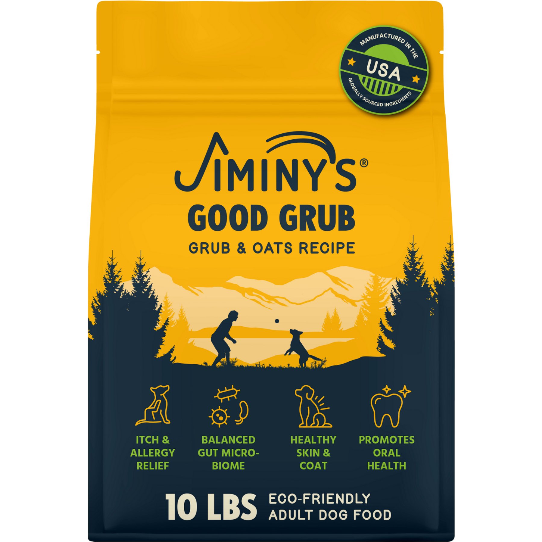 Jiminy's Good Grub Allergy Relief & Healthy Skin & Coat Dry Dog Food