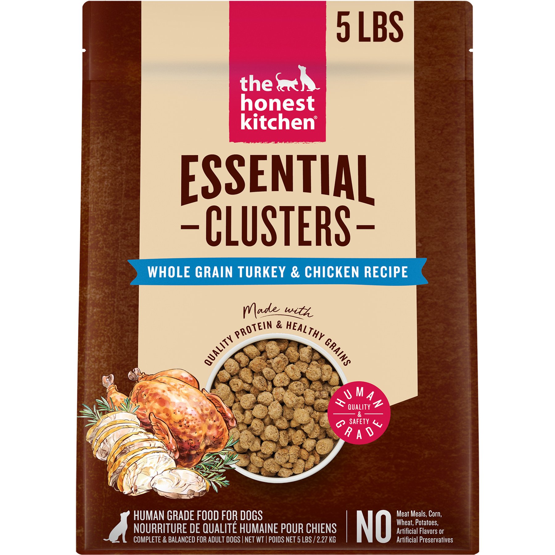 The Honest Kitchen Essential Clusters Whole Grain Turkey & Chicken Dry Dog Food