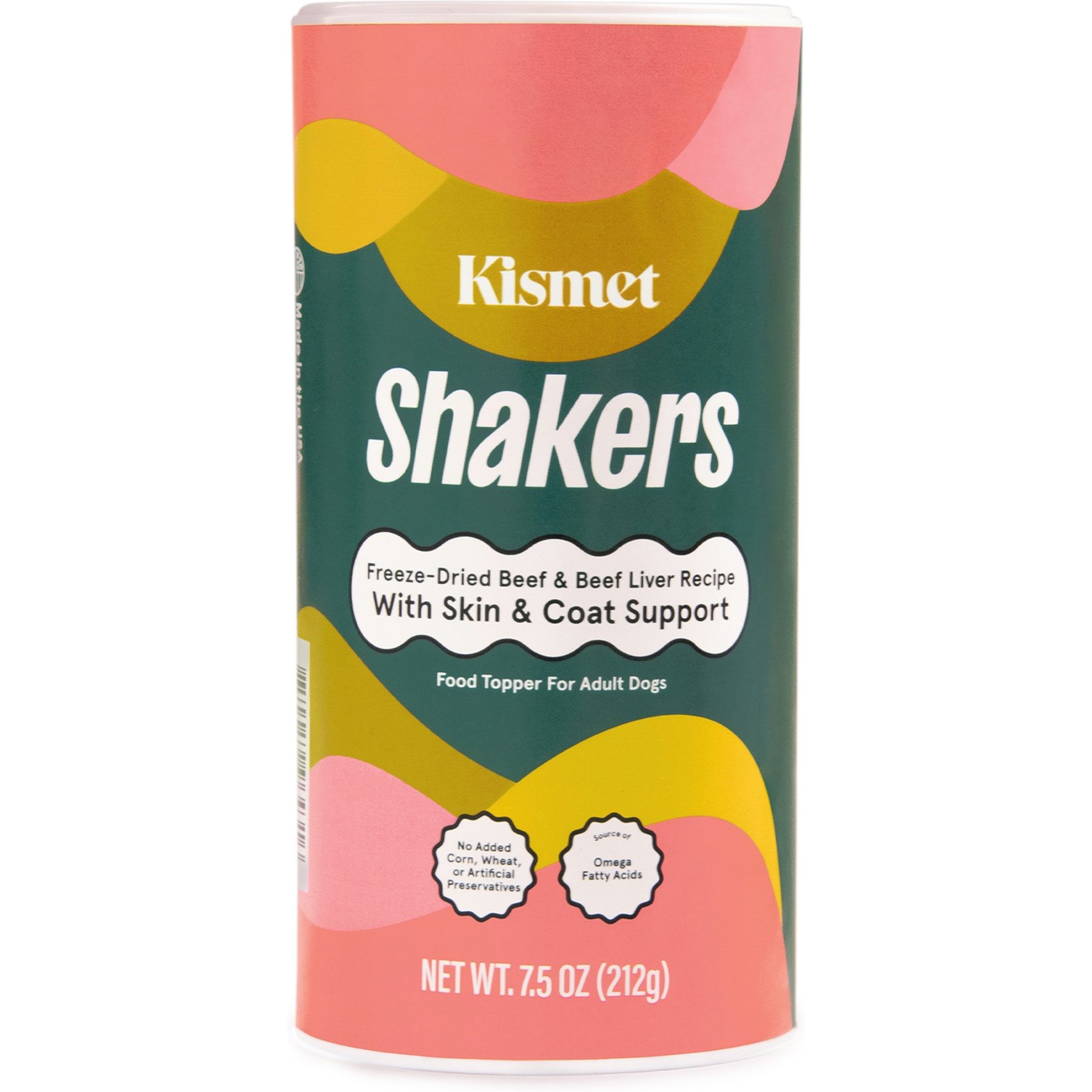 Kismet Shakers Skin & Coat Formula Dry Dog Food Topping