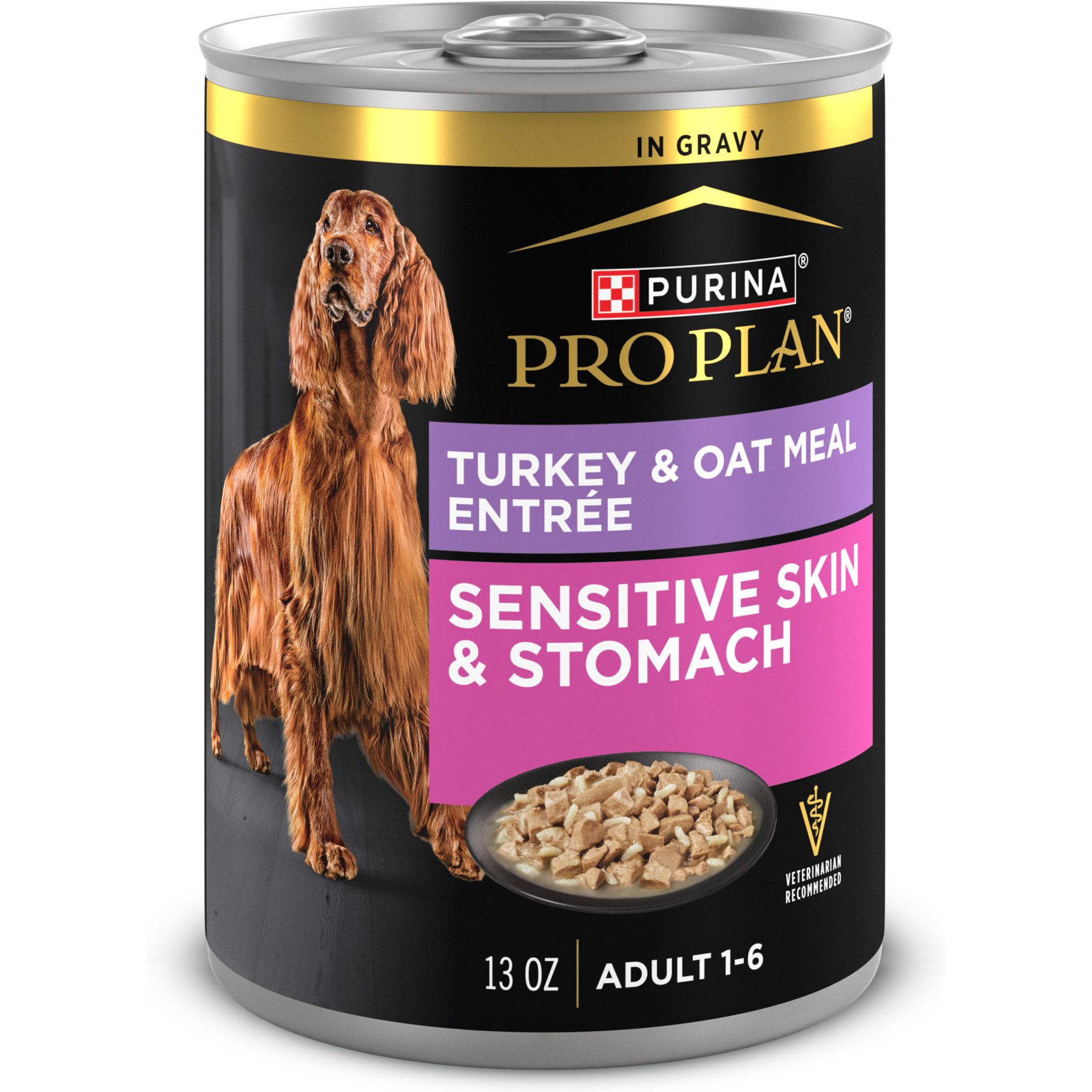 Purina Pro Plan Sensitive Systems Turkey & Oat Meal in Gravy Wet Dog Food