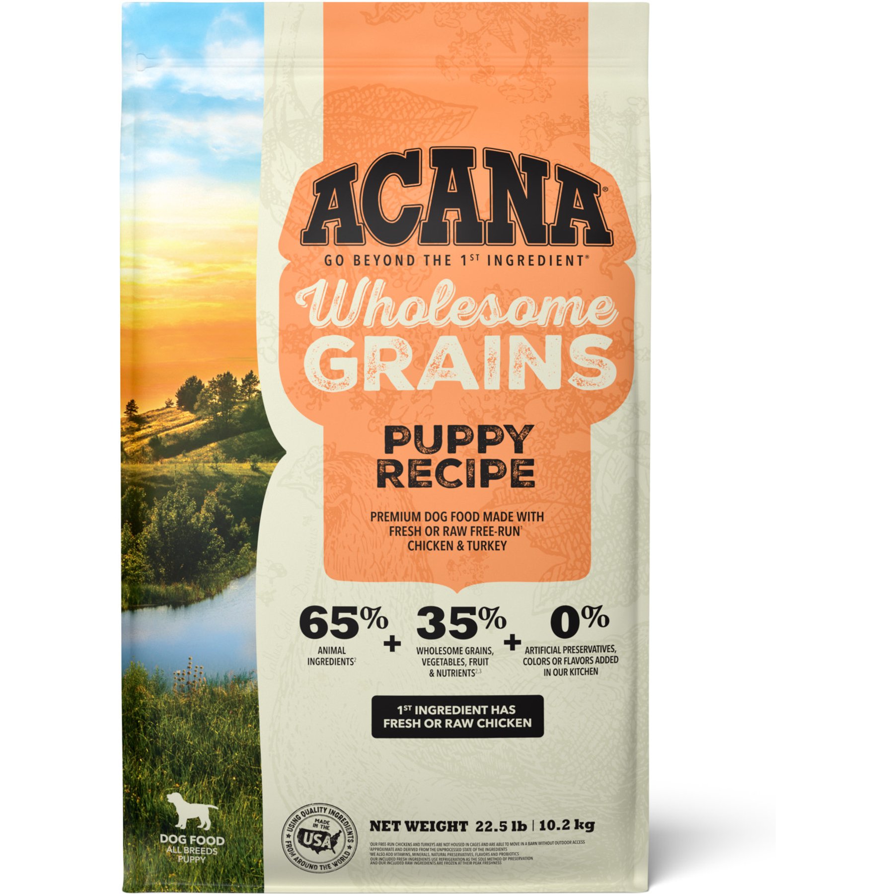 ACANA Wholesome Grains Puppy Real Chicken Eggs &Turkey Dry Dog Food