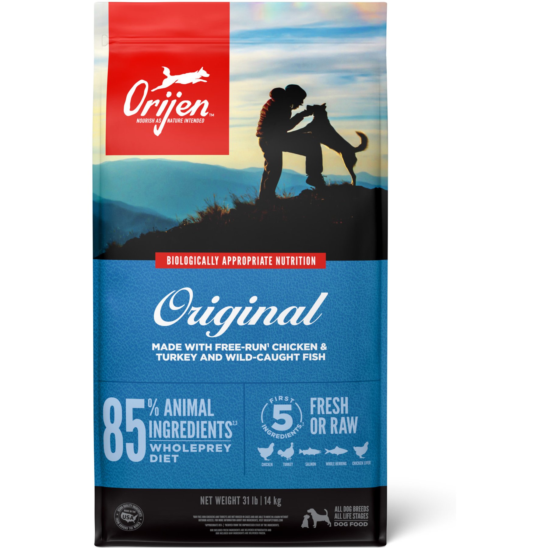 ORIJEN Original Grain-Free High-Protein Dry Dog Food