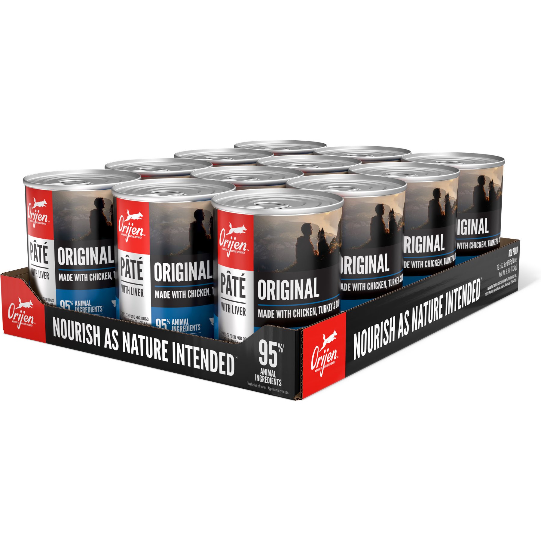 ORIJEN Original Pate with Liver Wet Dog Food