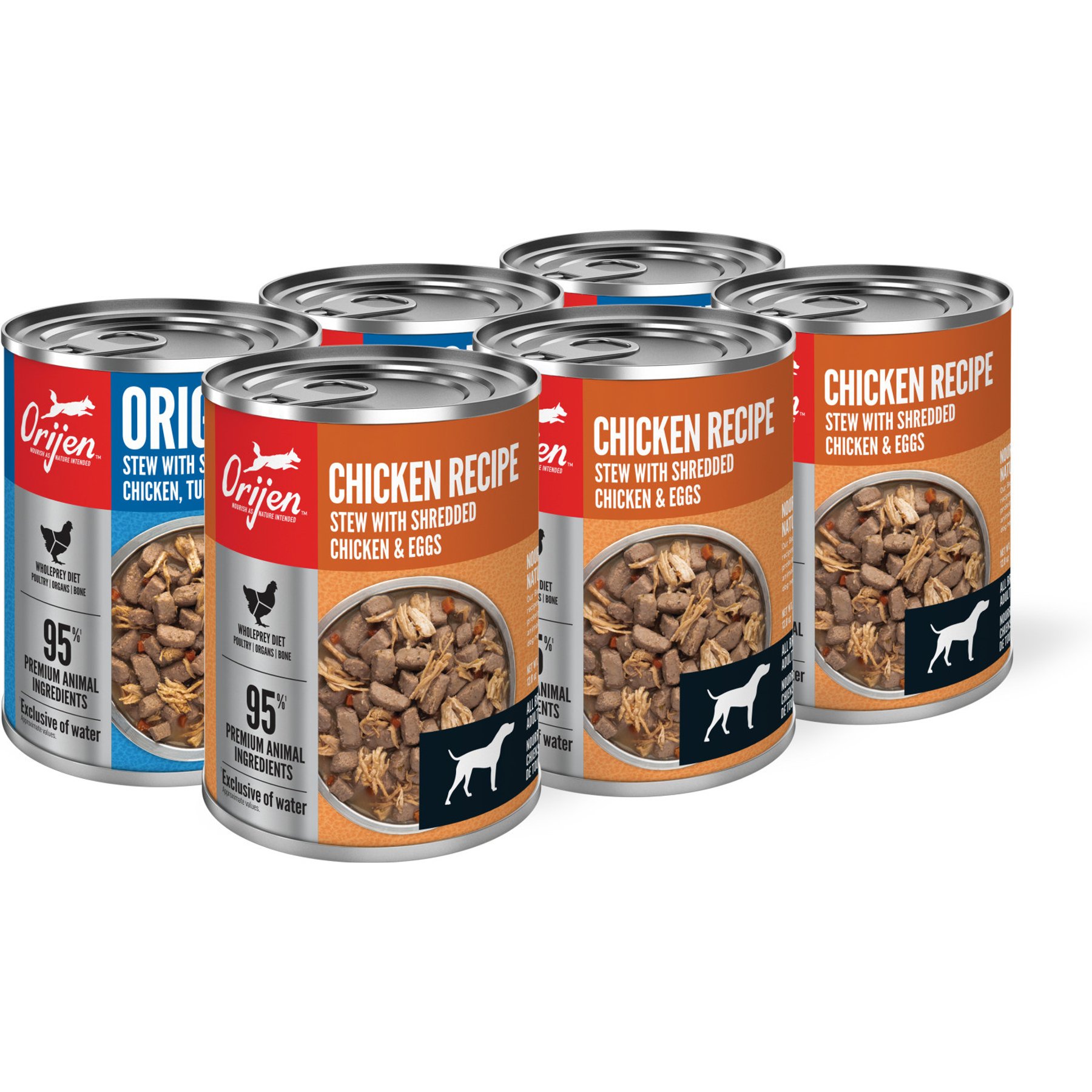 ORIJEN Original Premium Variety Pack Chicken Wet Dog Food