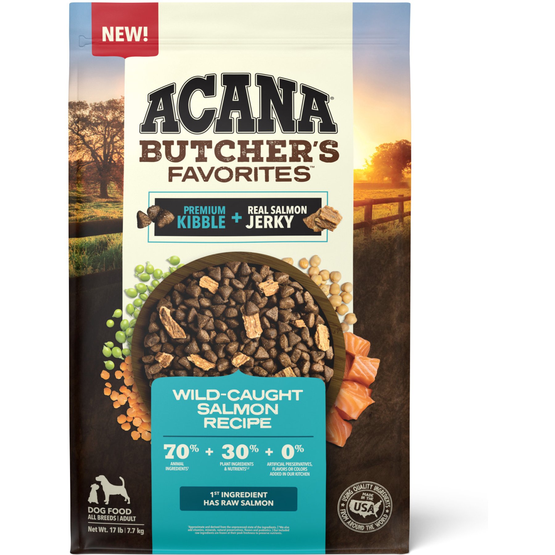 ACANA Butcher's Favorites Grain-Free Wild-Caught Salmon Dry Dog Food