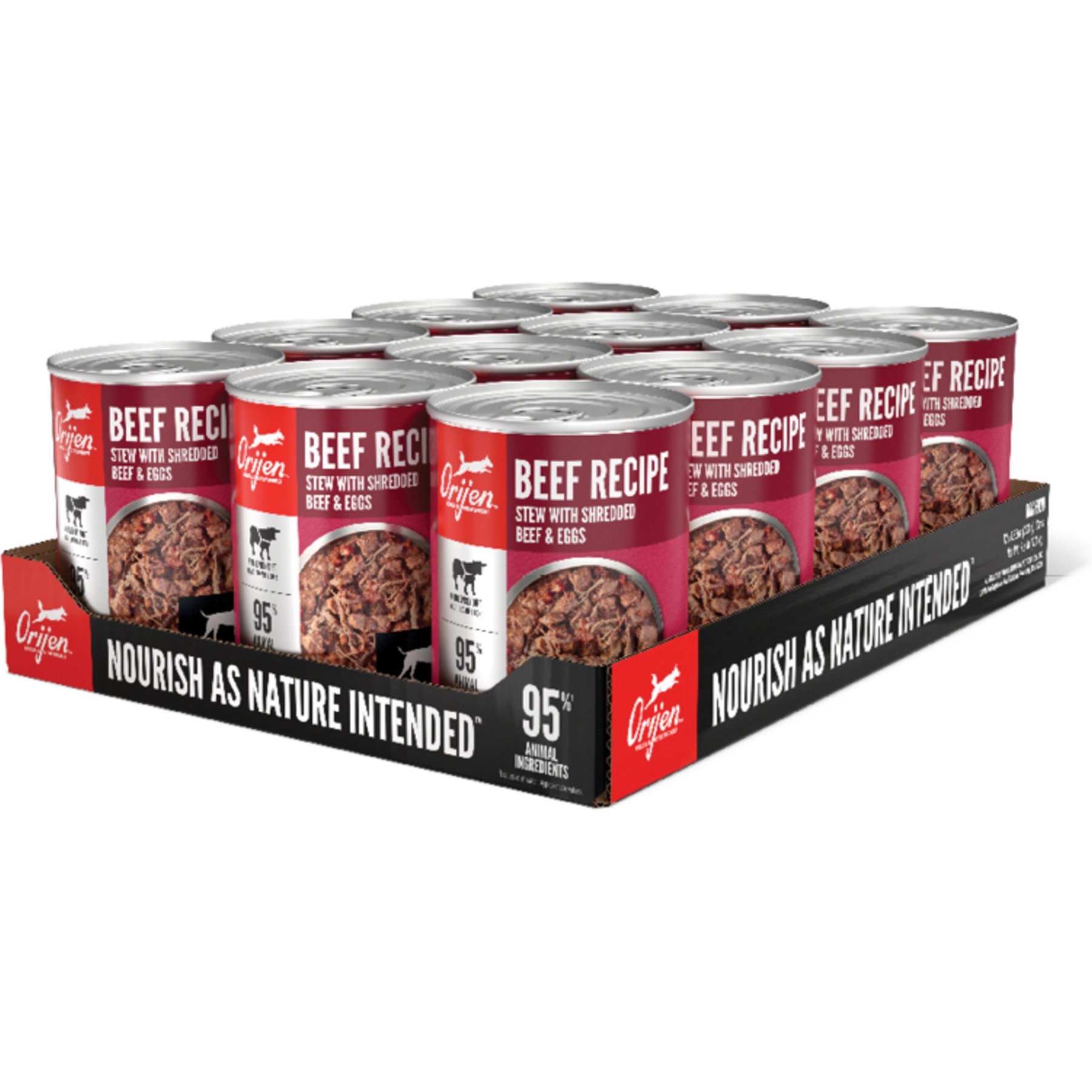 ORIJEN Real Meat Shreds Beef Stew Wet Dog Food Recipe