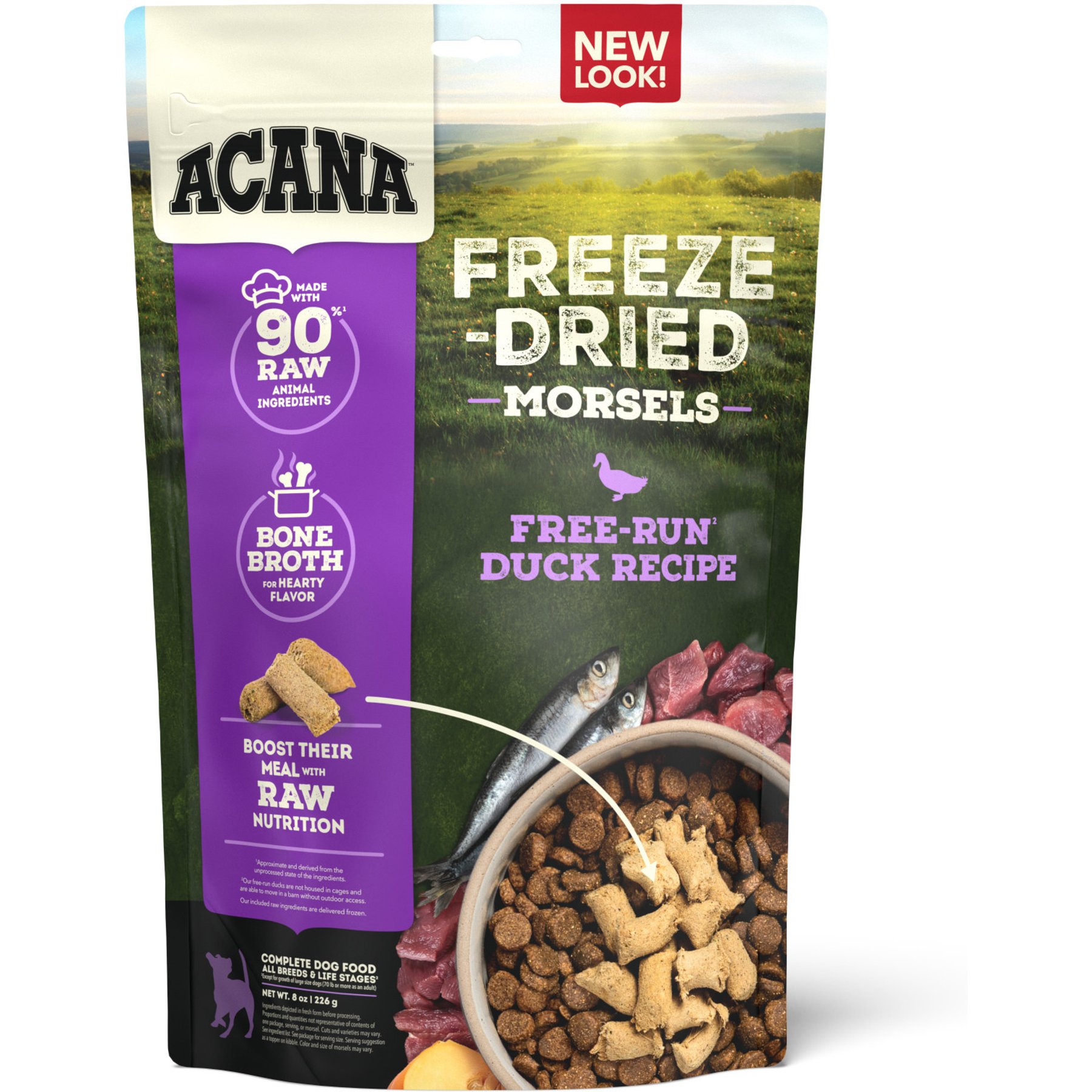 ACANA Ranch-Raised Beef Morsels Grain-Free High-Protein Freeze-Dried Dog Food & Topper