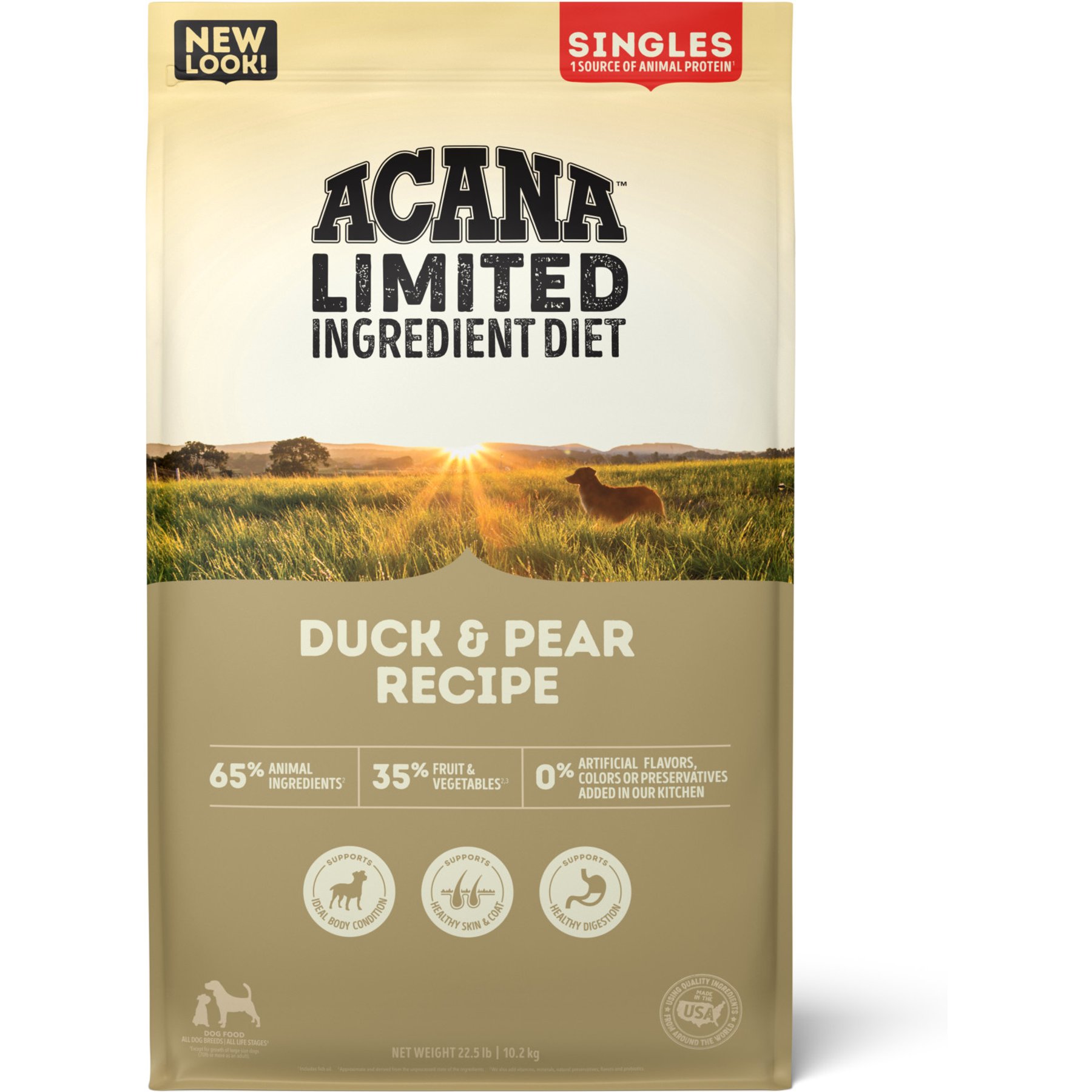 ACANA Singles Limited Ingredient Duck & Pear Grain-Free High-Protein Dry Dog Food