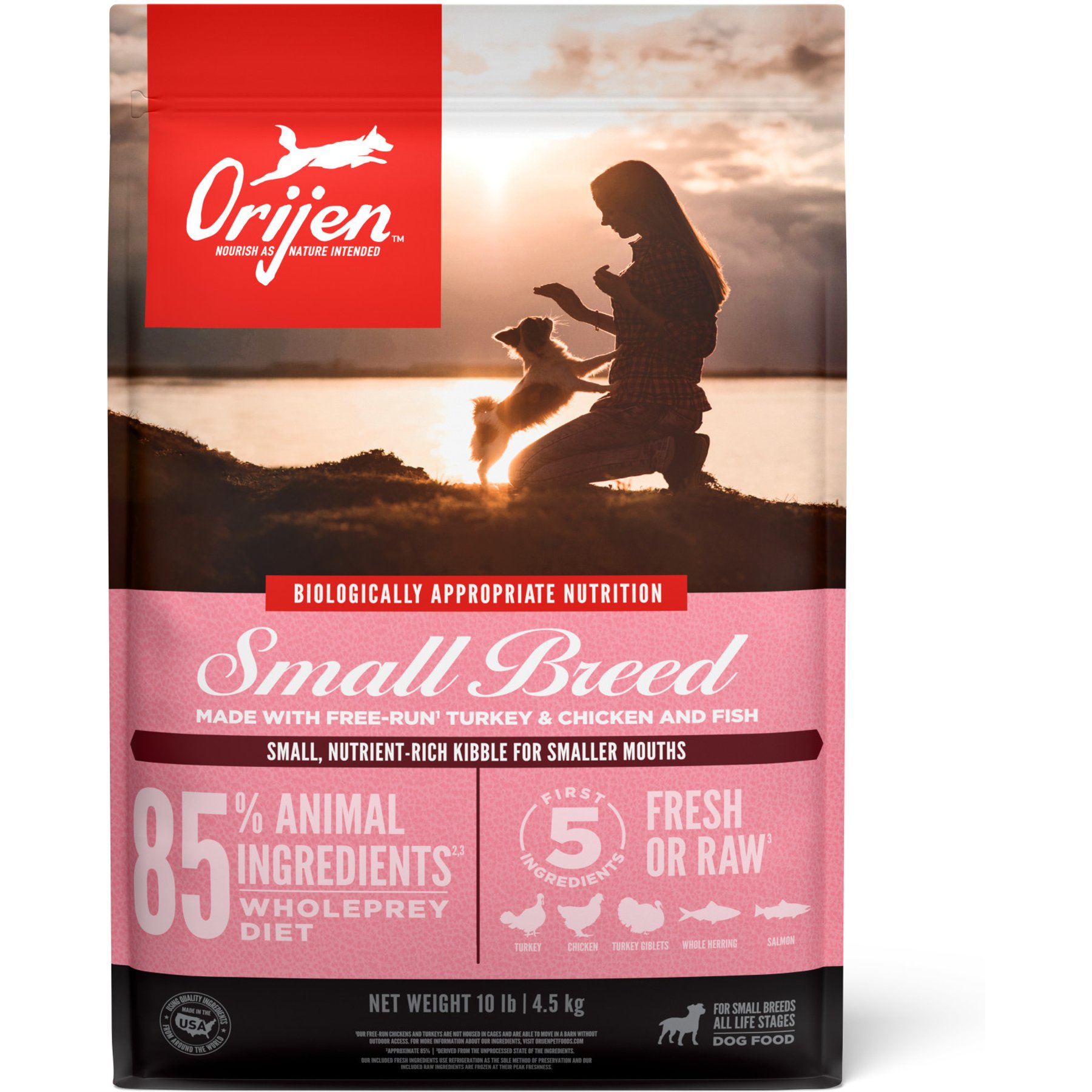 ORIJEN Small Breed Grain-Free High-Protein Dry Dog Food