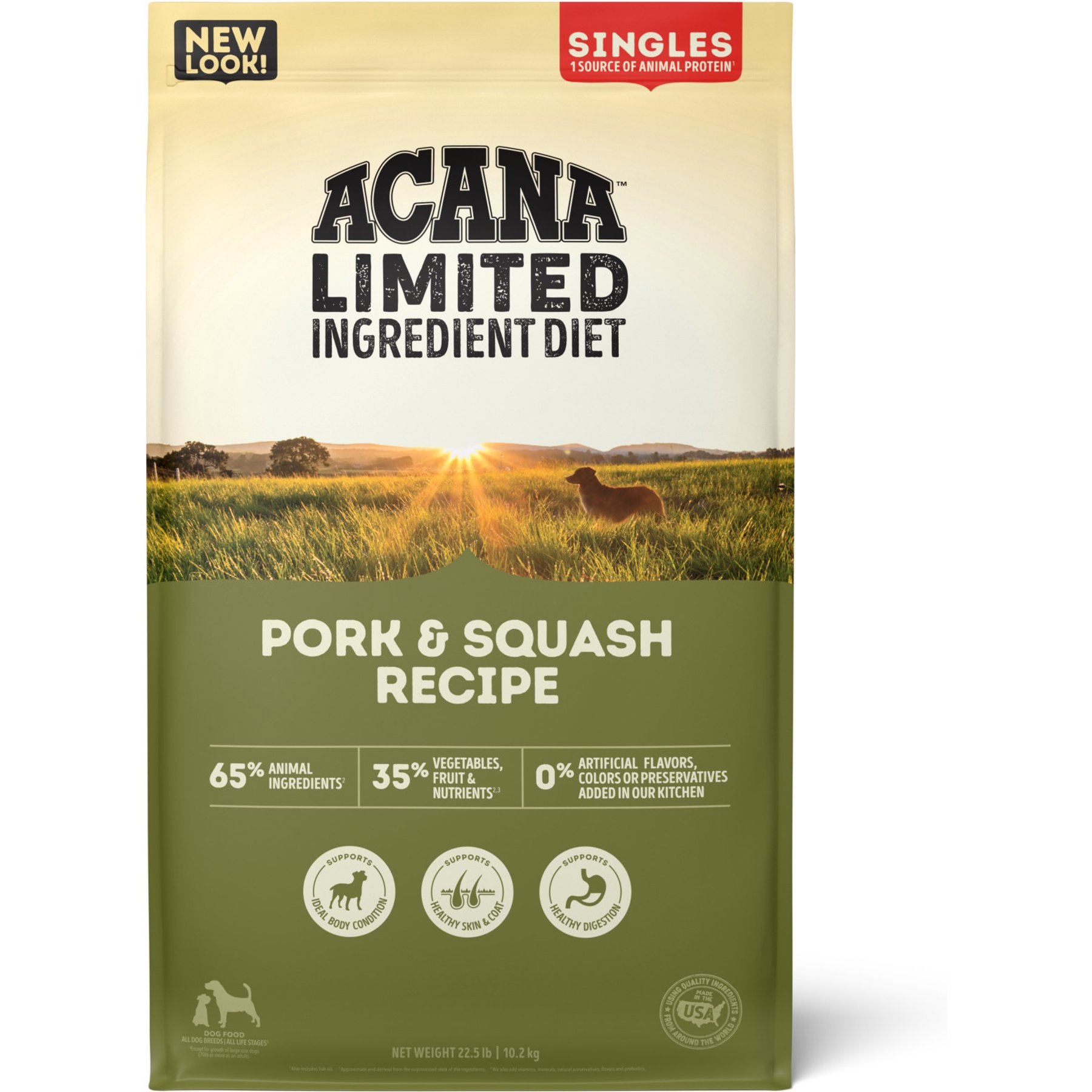 ACANA Singles Limited Ingredient Pork & Squash Grain-Free High-Protein Dry Dog Food