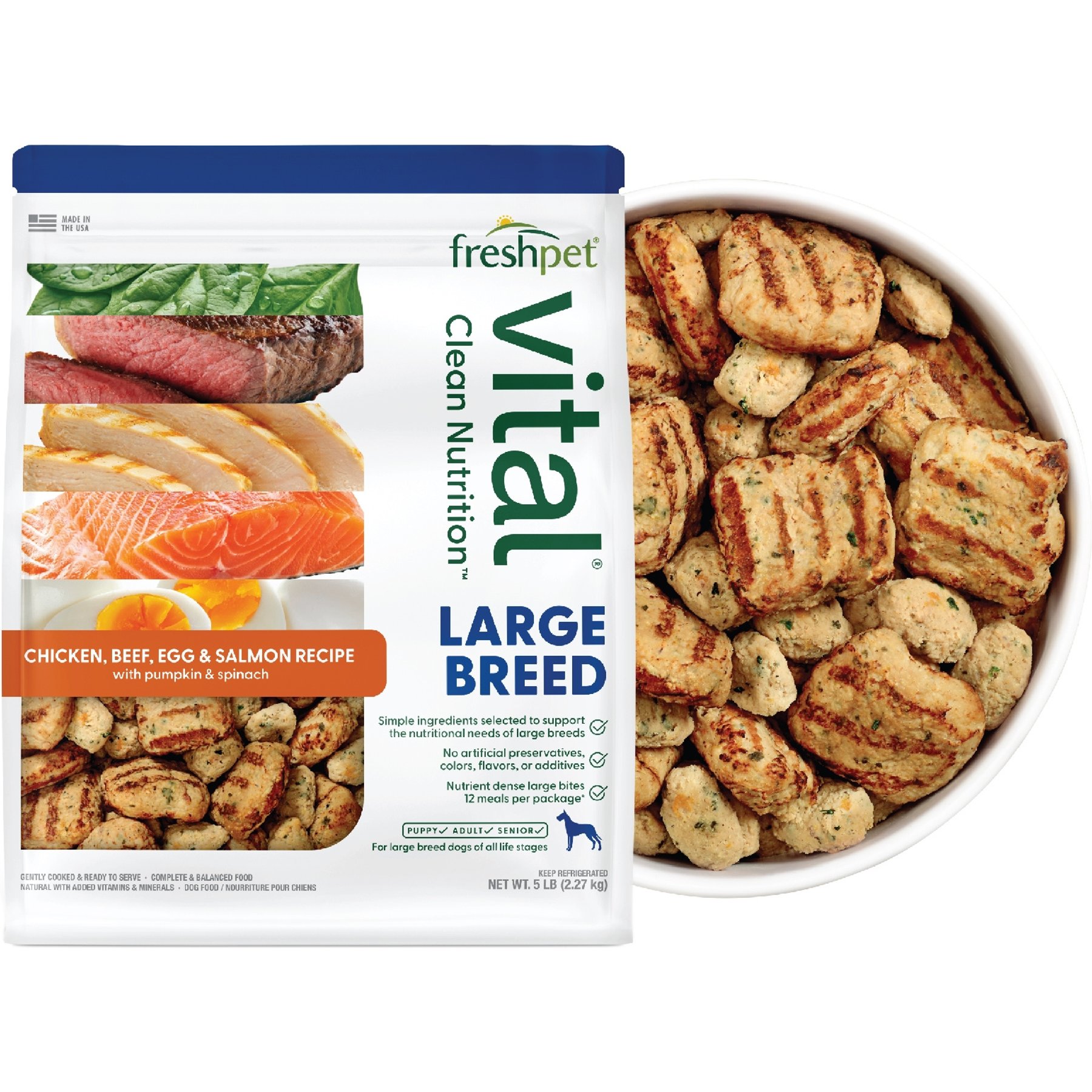 Freshpet Vital Healthy & Natural Large Breed Fresh Dog Food