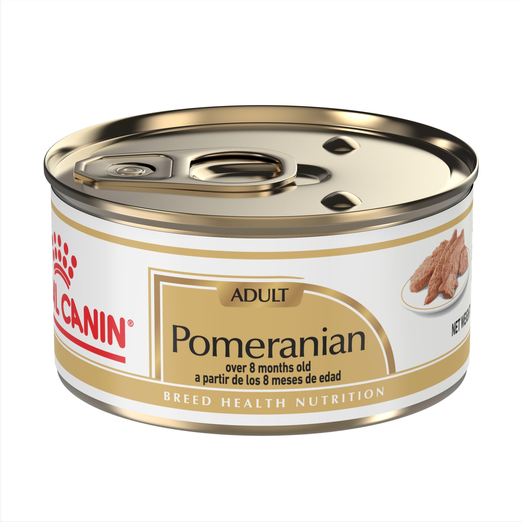 Royal Canin Breed Health Nutrition Pomeranian Adult Loaf in Sauce Canned Dog Food