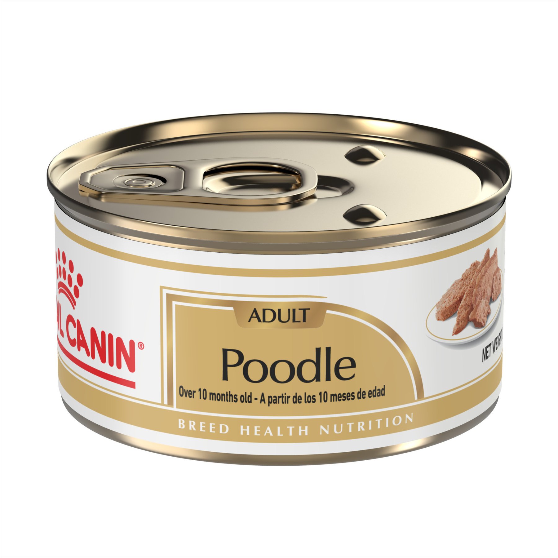 Royal Canin Breed Health Nutrition Poodle Adult Loaf in Sauce Canned Dog Food