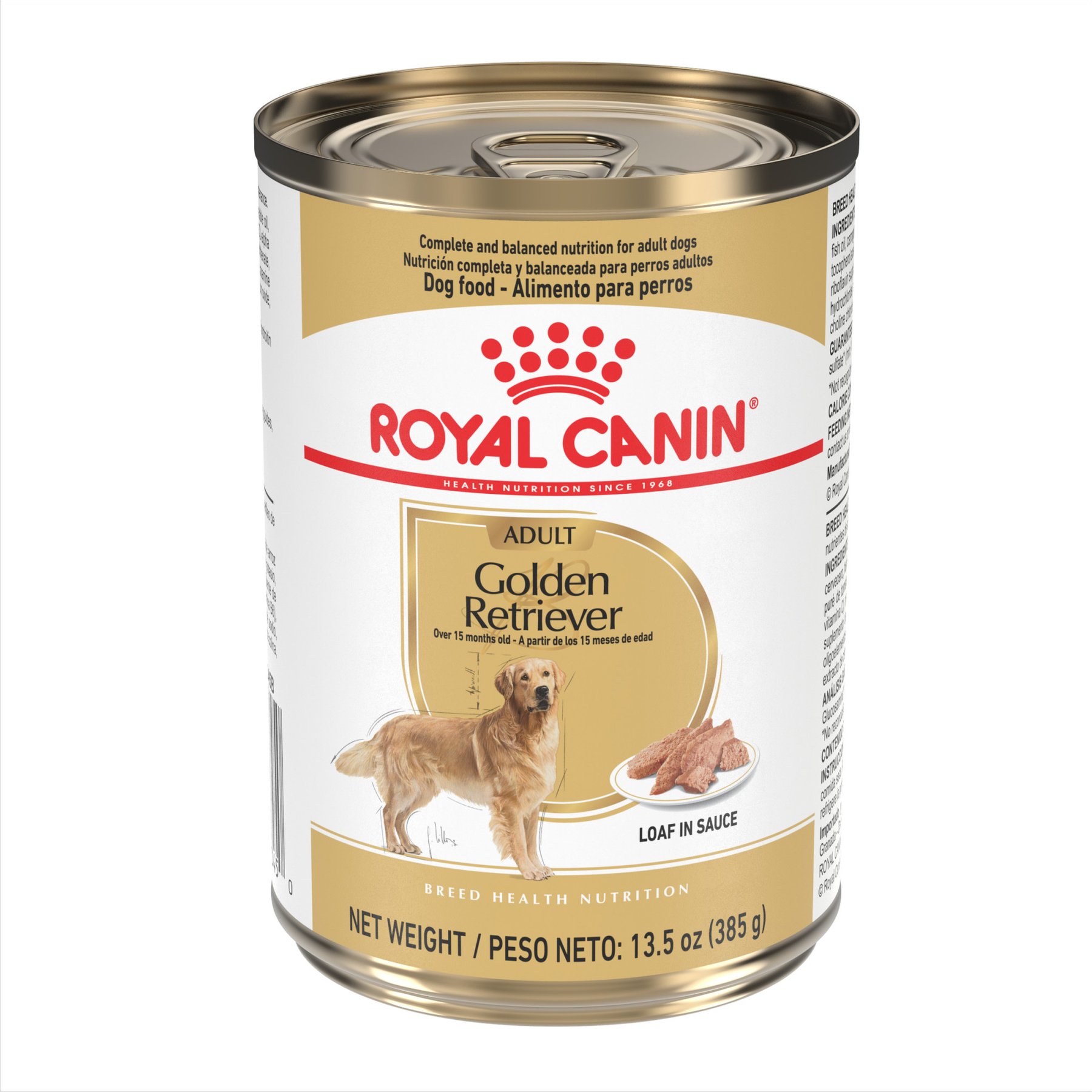 Royal Canin Breed Health Nutrition Golden Retriever Loaf Pate Adult Wet Dog Food